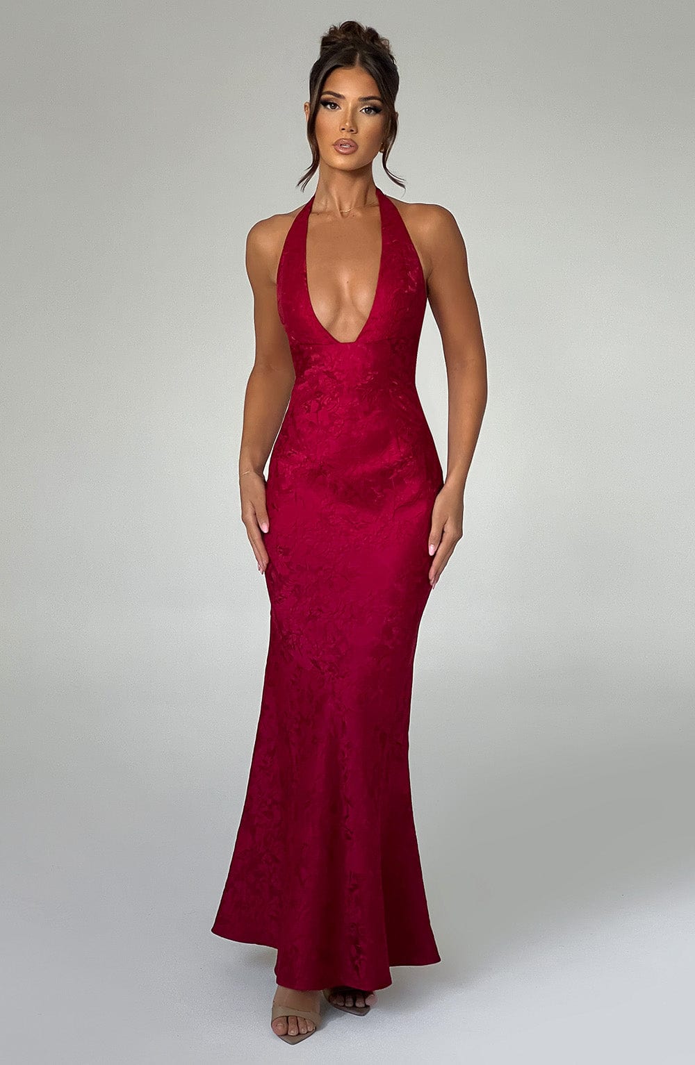 Josefina Maxi Dress in Red