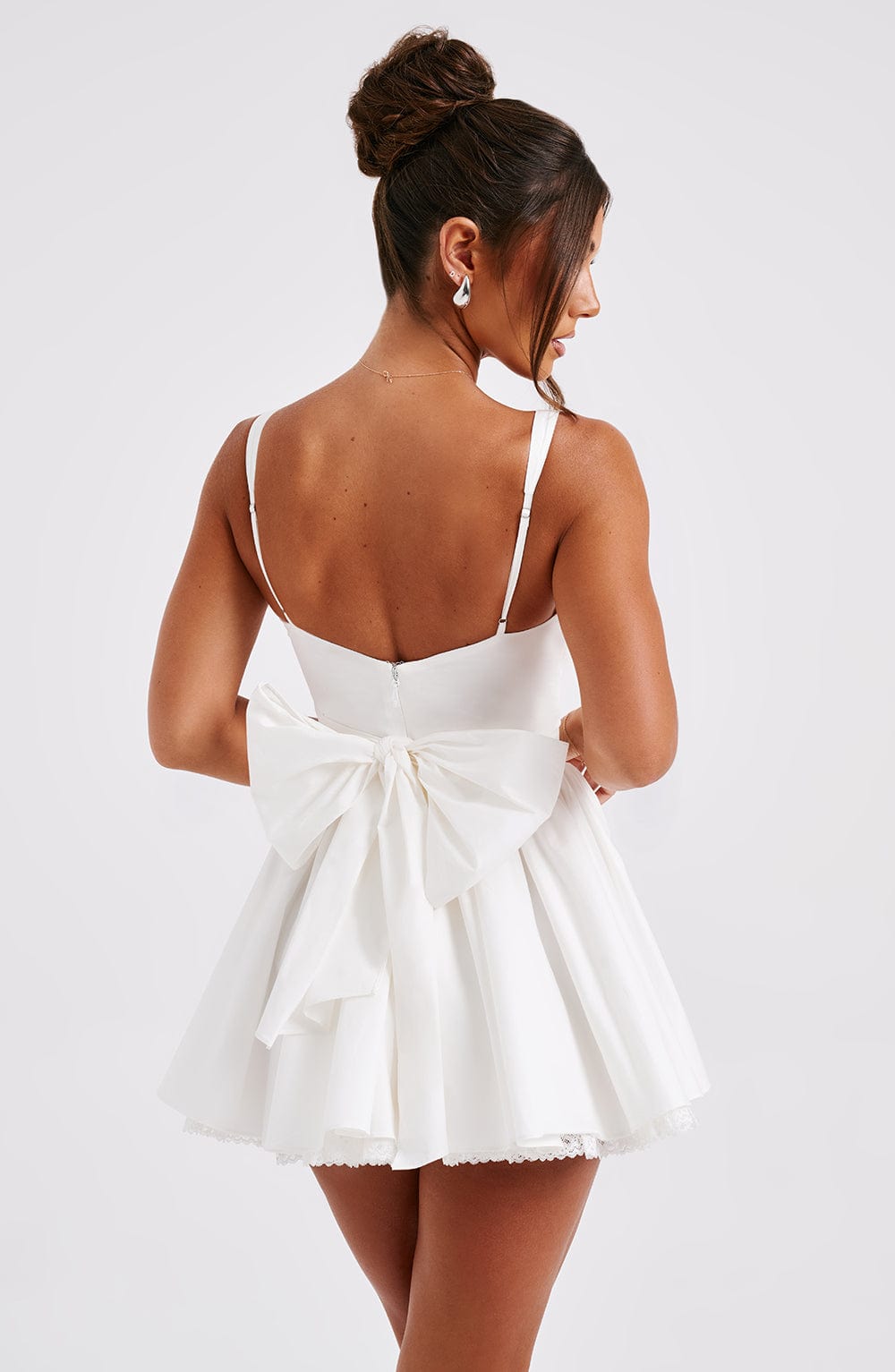 Josette Mini Dress in White