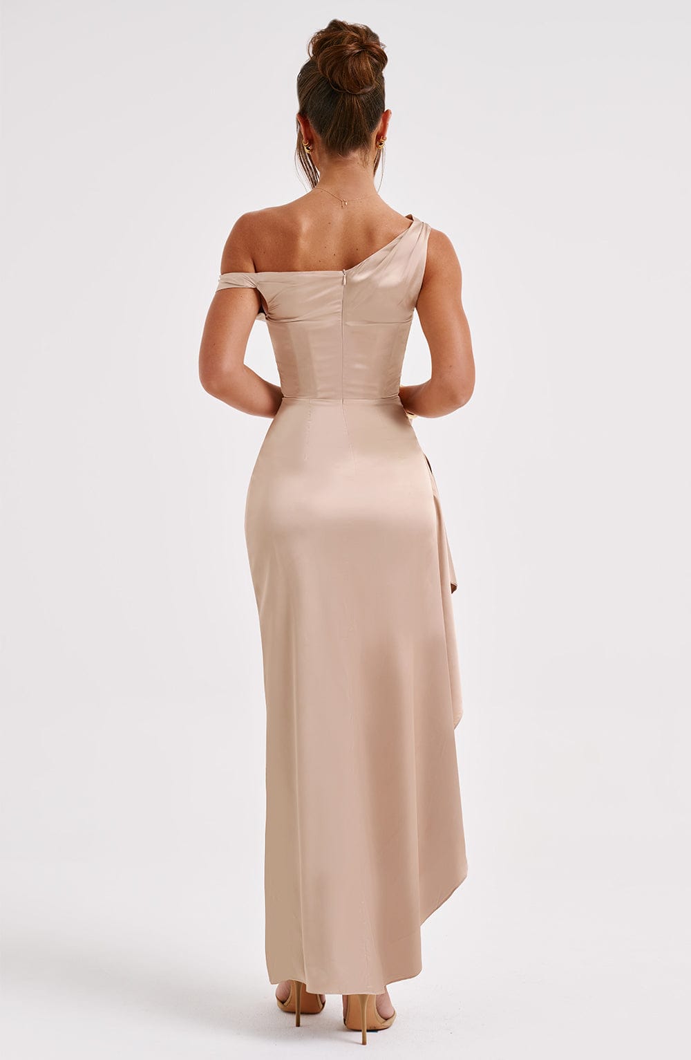 Julietta Maxi Dress in Champagne