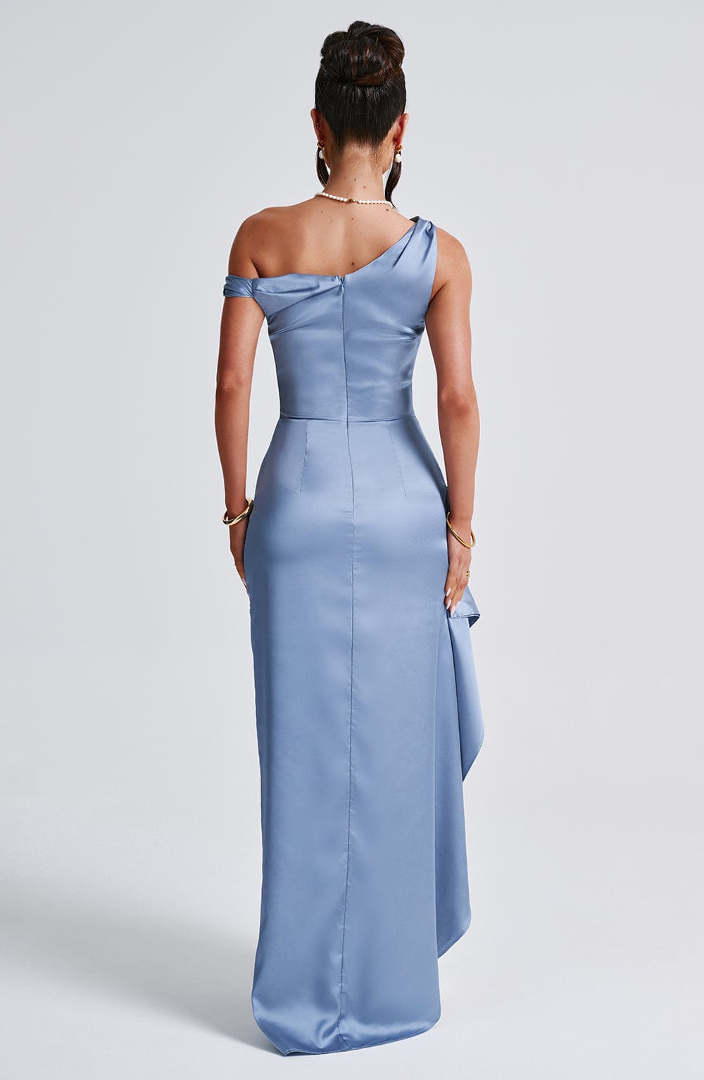 Julietta Maxi Dress in Dusty Blue