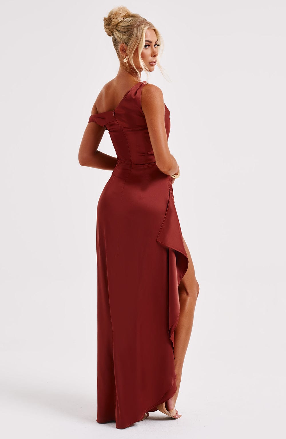 Julietta Maxi Dress in Rust