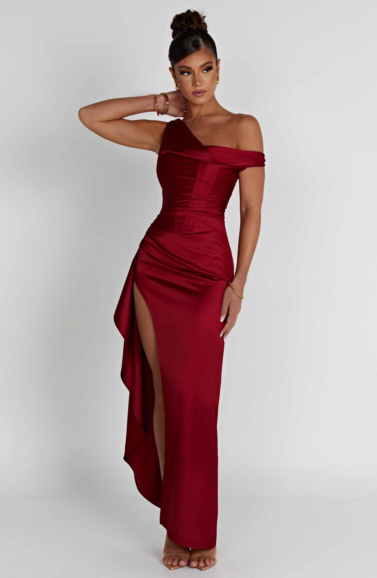 Julietta Maxi Dress in Wine
