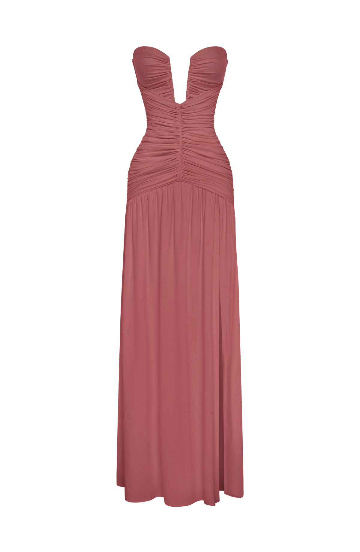 Junelle Maxi Dress in Rose Brown