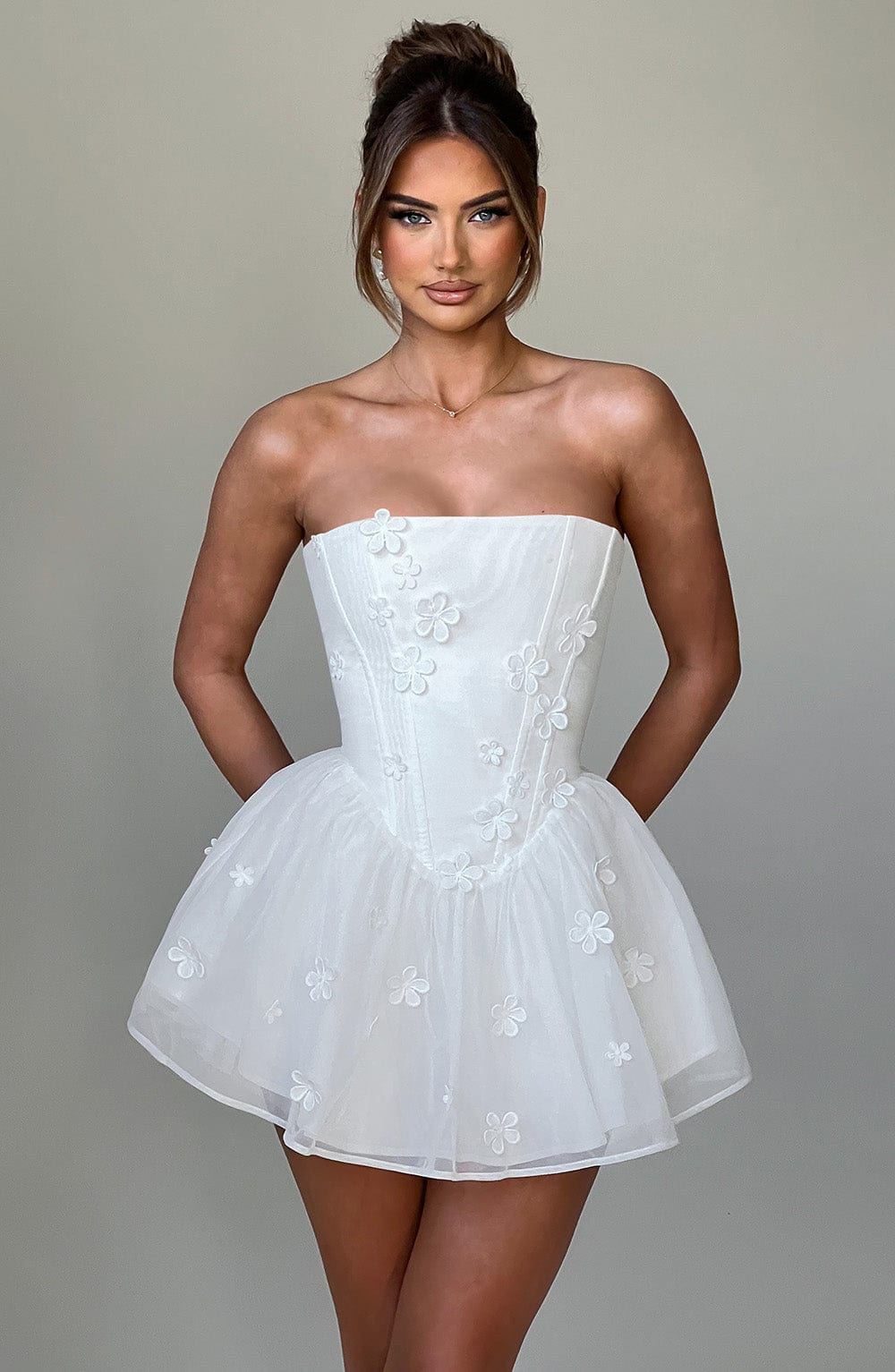 Justine Playsuit in Ivory