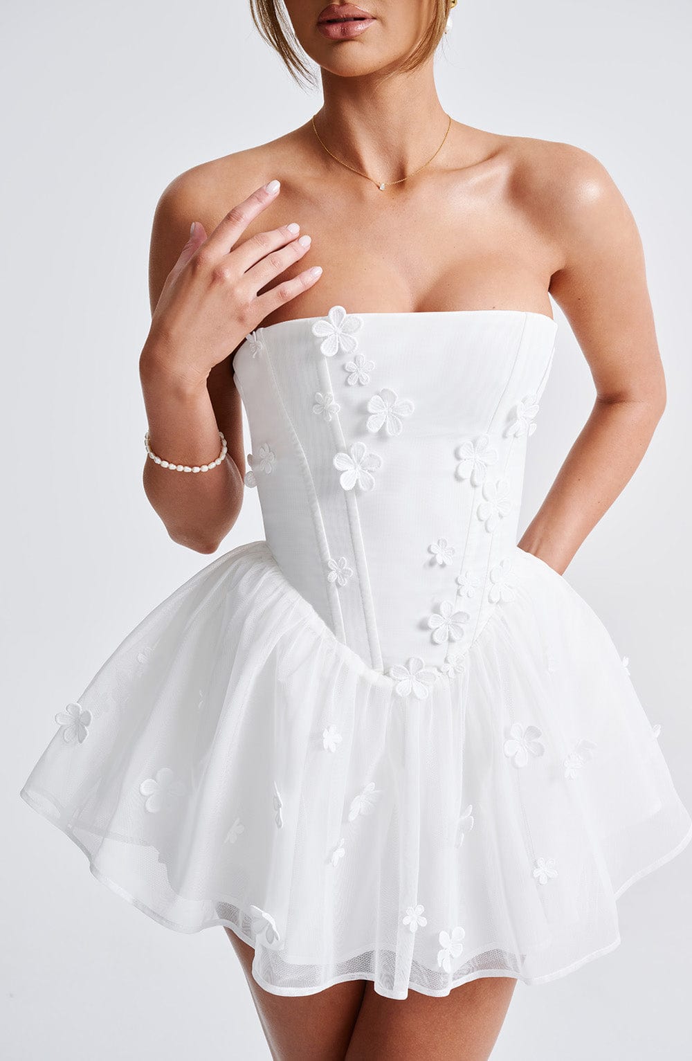 Justine Playsuit in Ivory