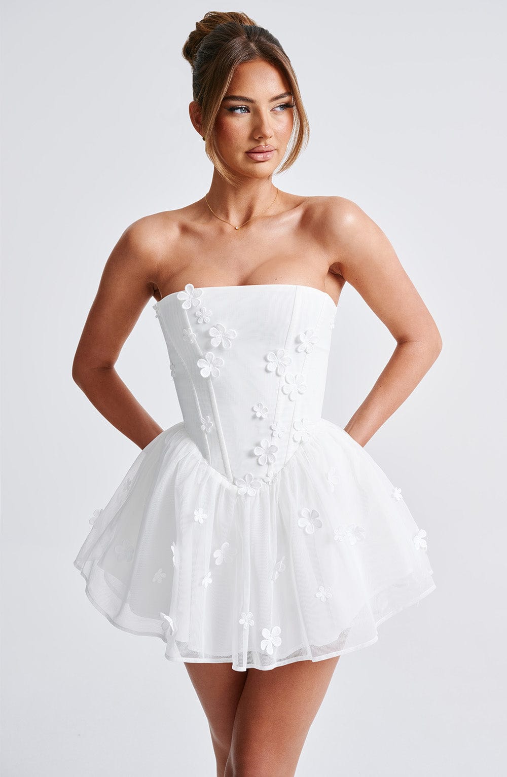 Justine Playsuit in Ivory