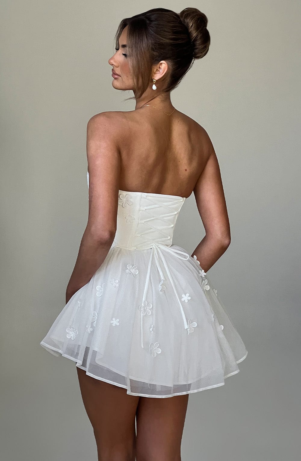 Justine Playsuit in Ivory
