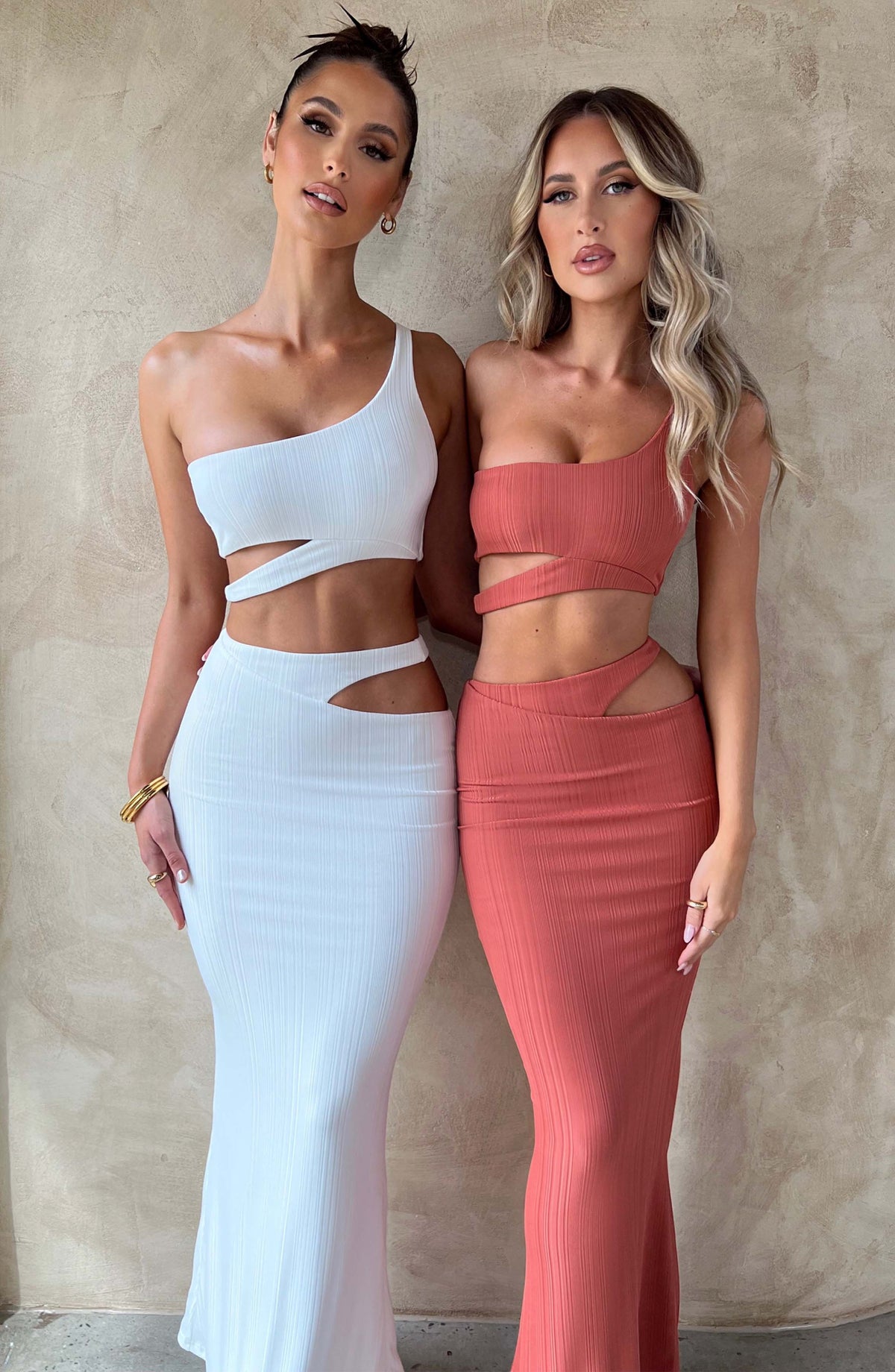 Kaelyn Maxi Skirt in Rust