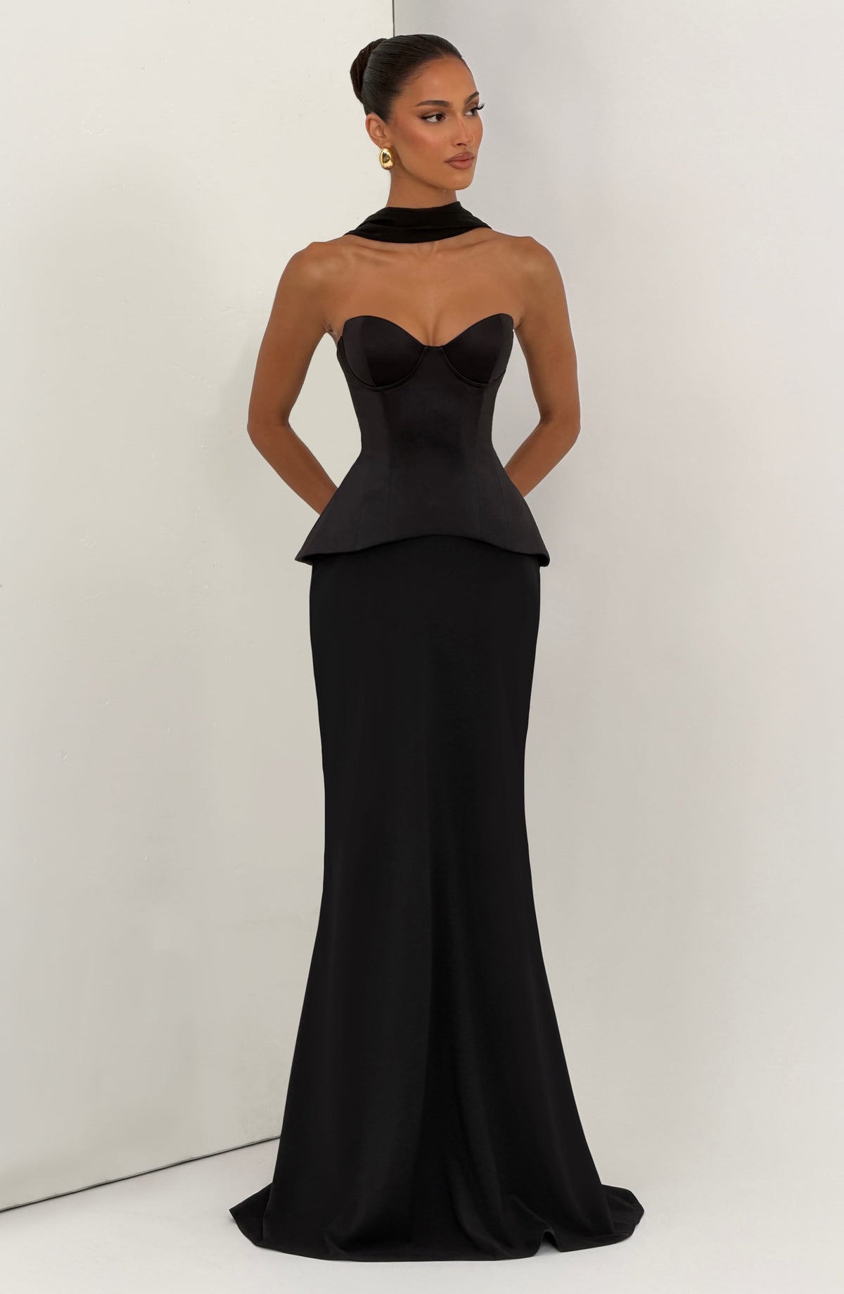 Kaiana Maxi Skirt in Black