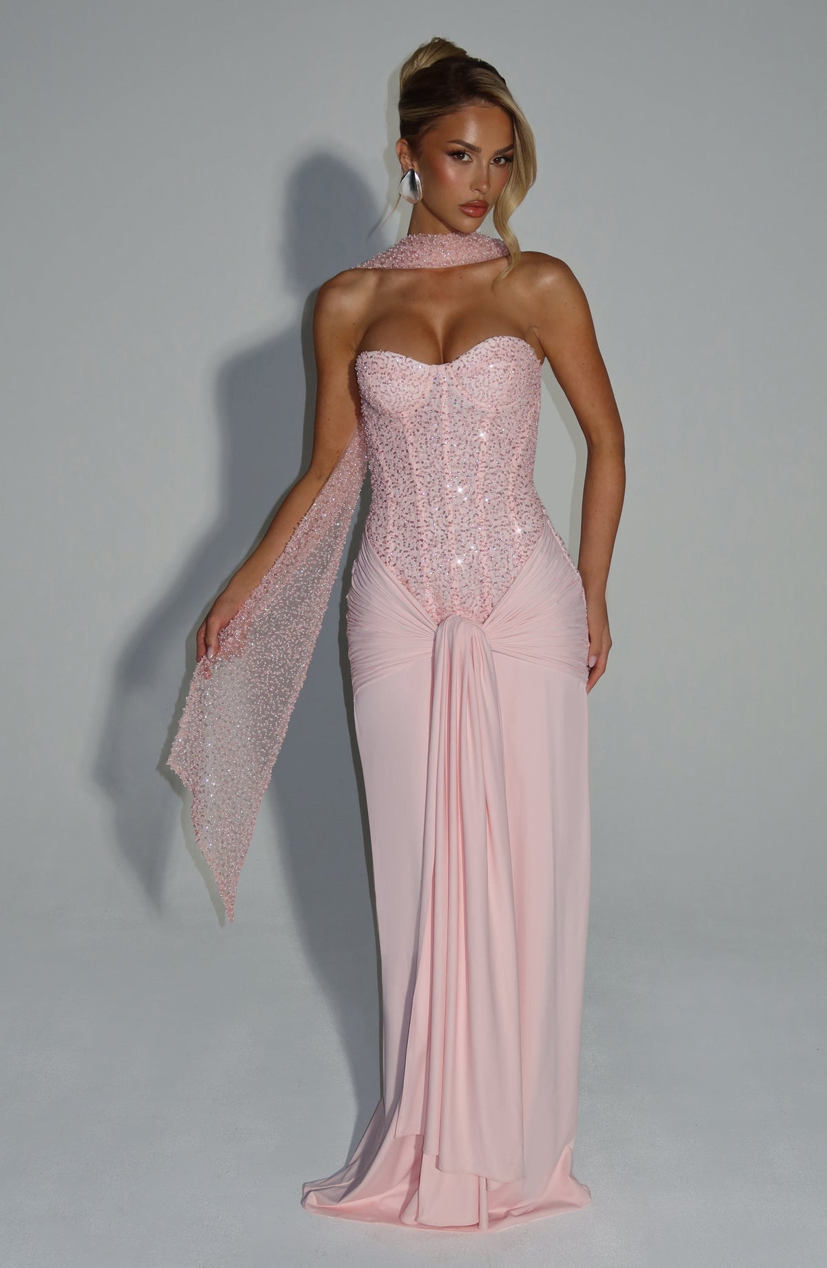 Maiya Scarf in Blush