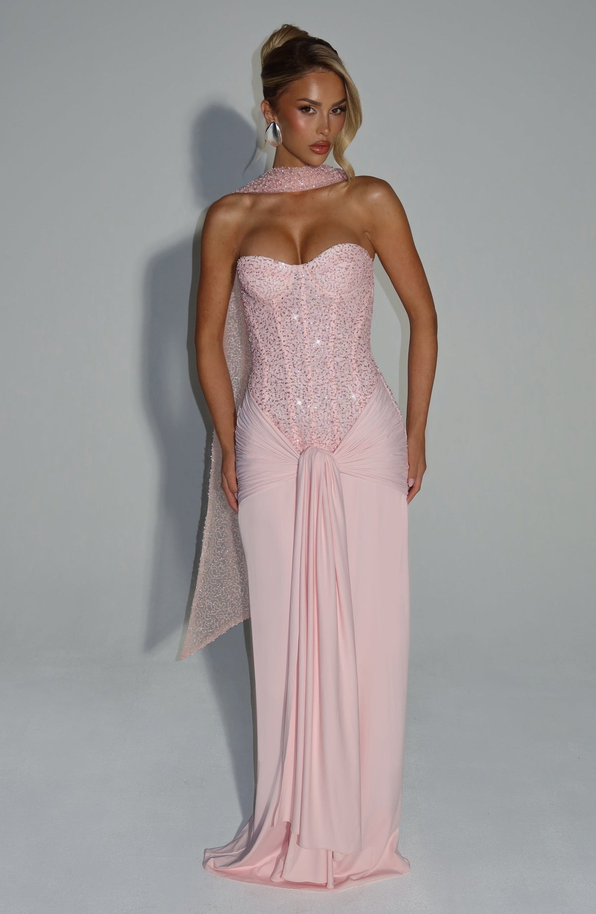 Maiya Scarf in Blush