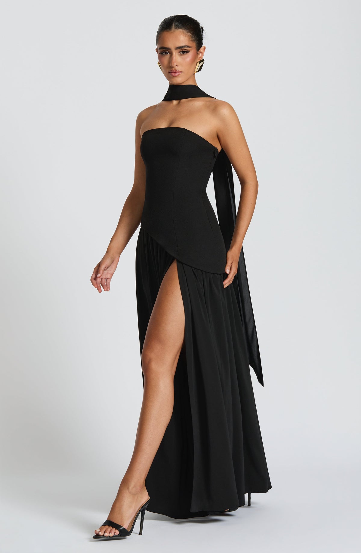 Maliyana Maxi Dress in Black