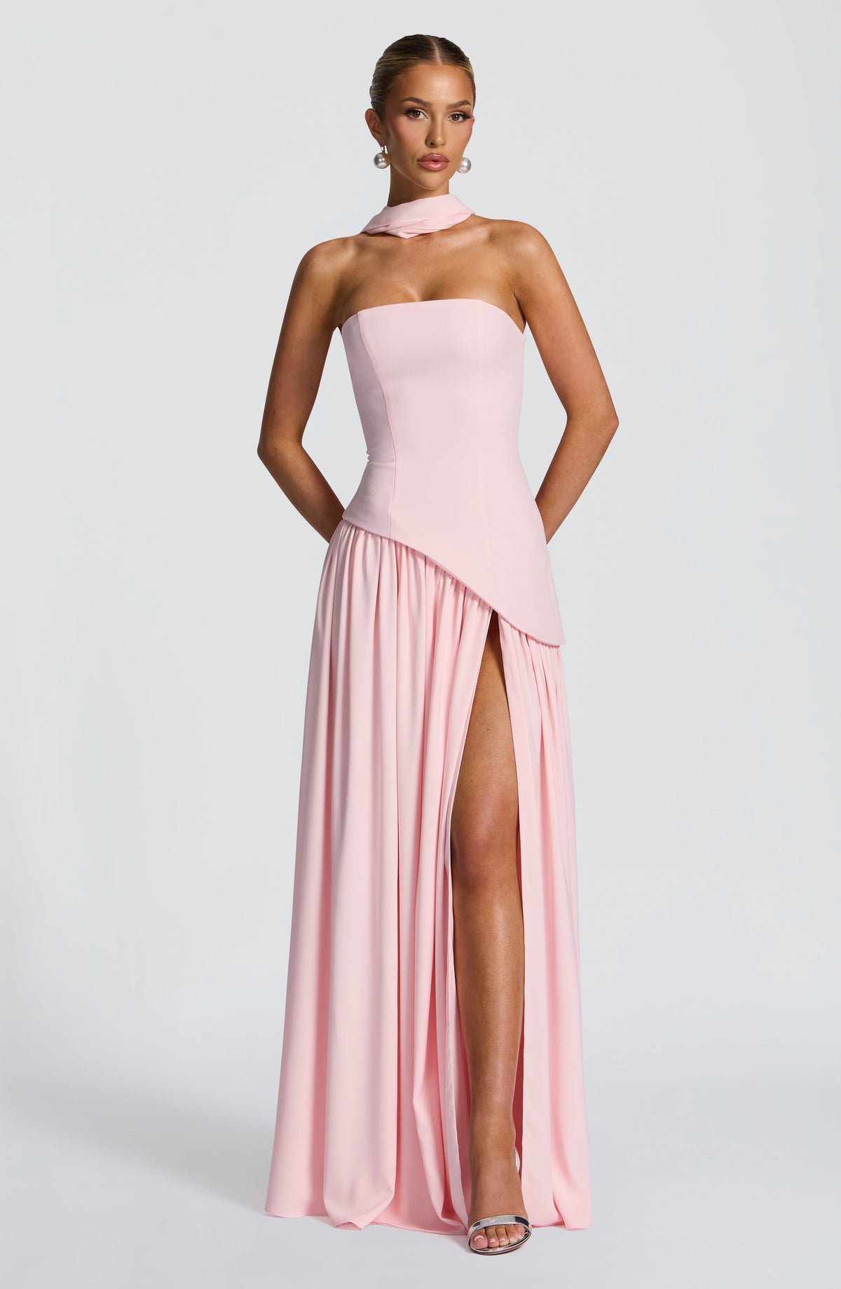 Maliyana Maxi Dress in Blush