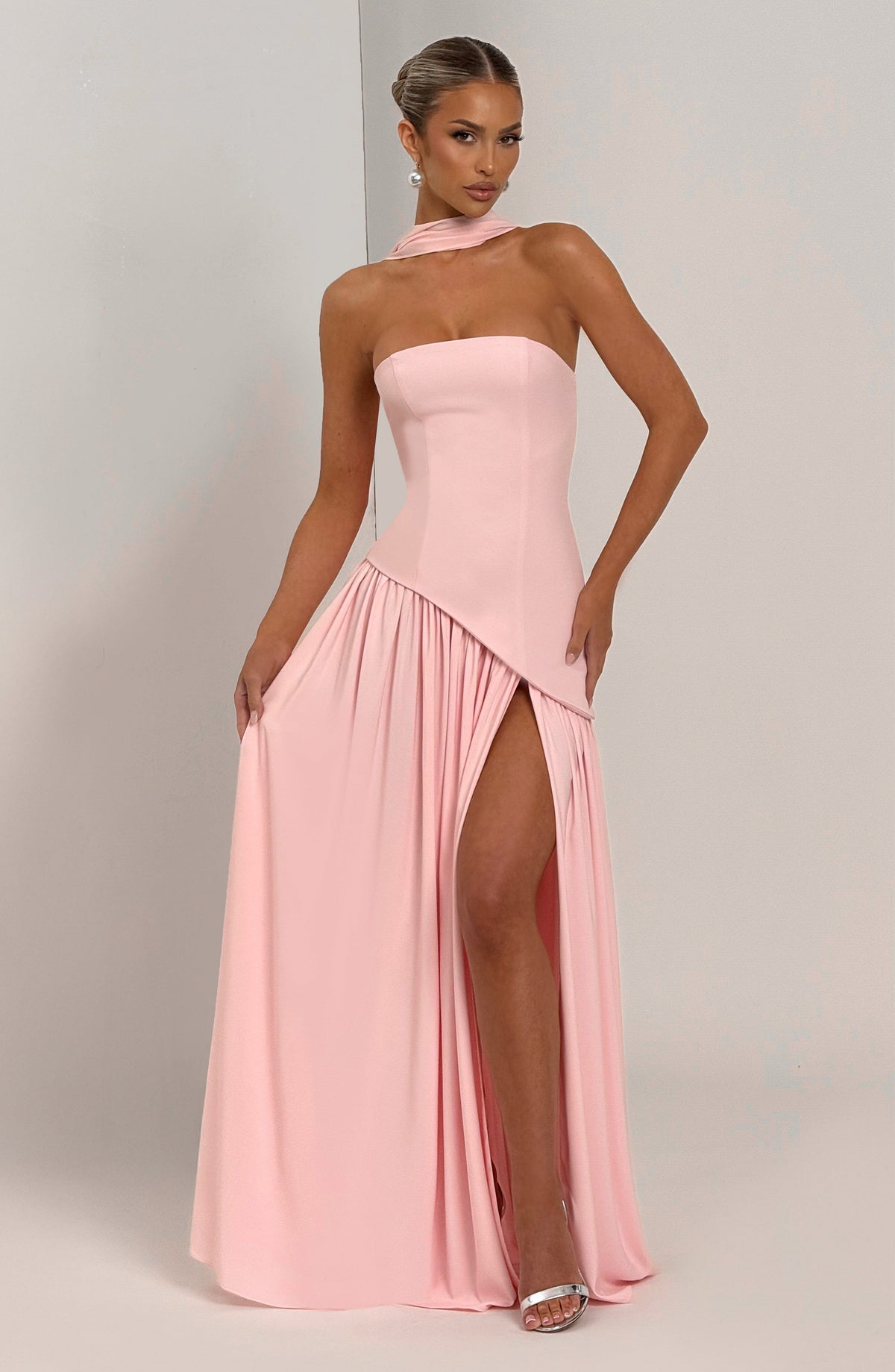 Maliyana Maxi Dress in Blush