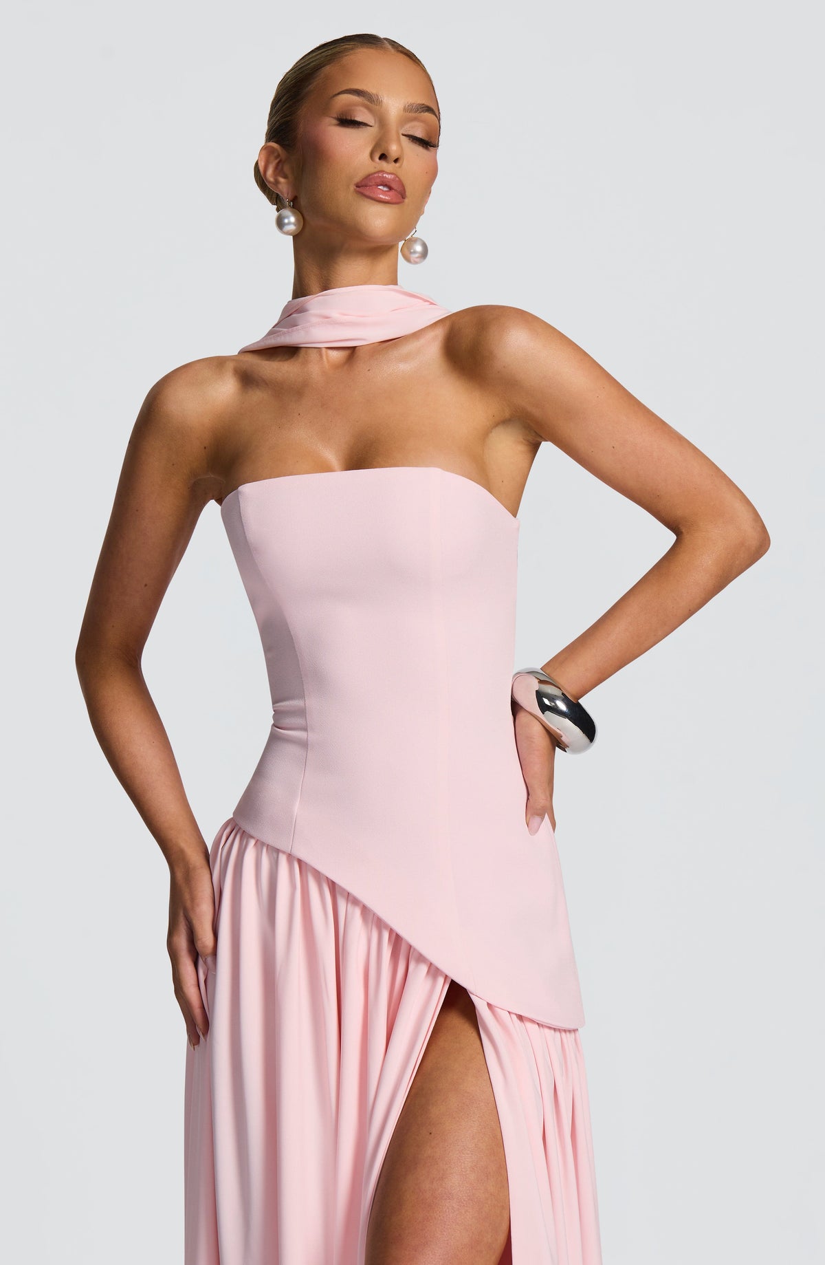 Maliyana Maxi Dress in Blush
