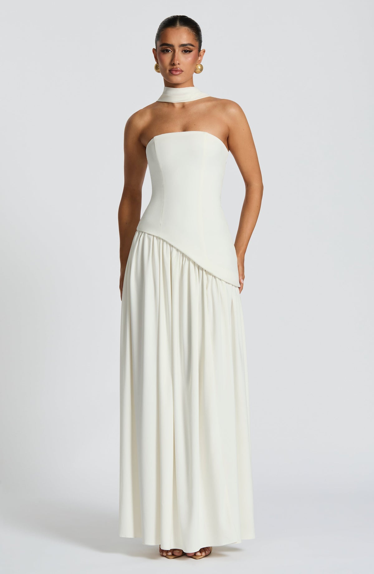Maliyana Maxi Dress in Ivory