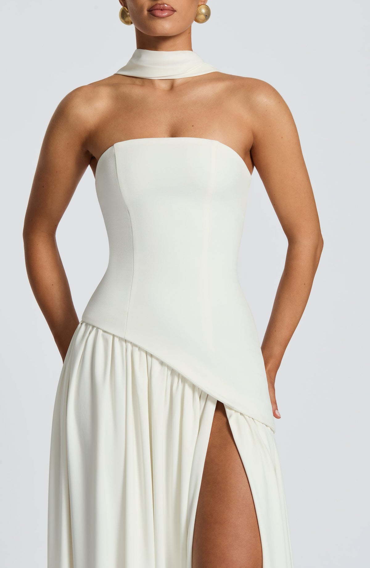 Maliyana Maxi Dress in Ivory