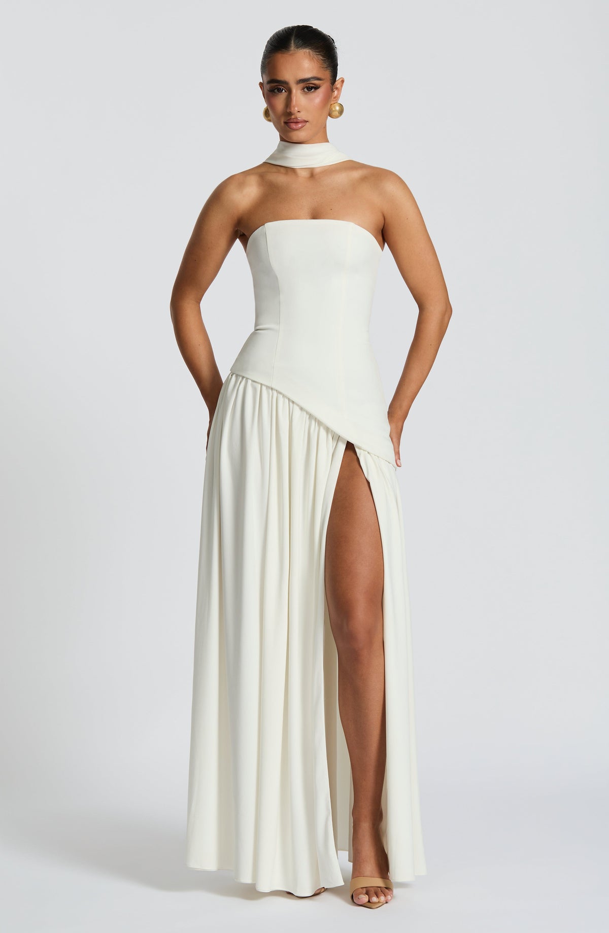 Maliyana Maxi Dress in Ivory