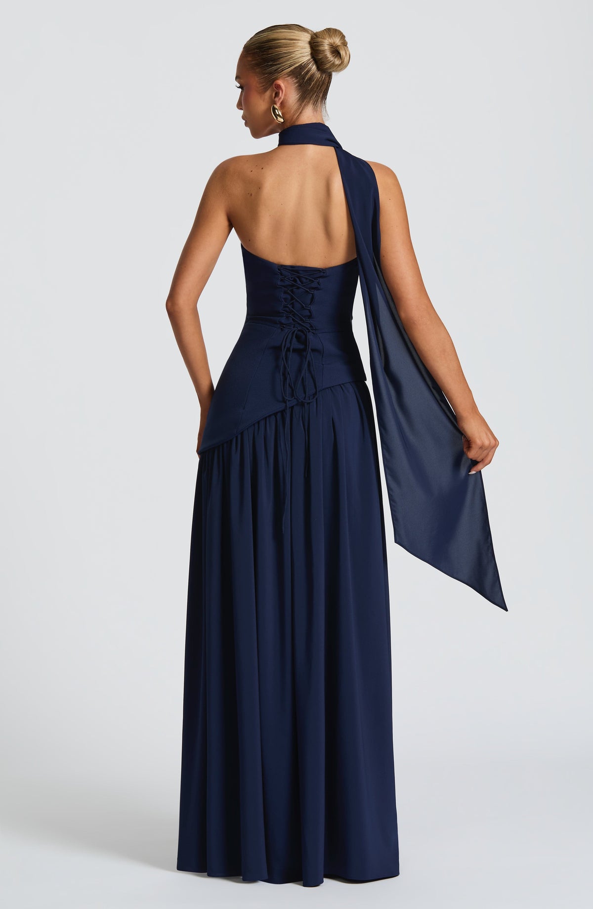 Maliyana Maxi Dress in Navy