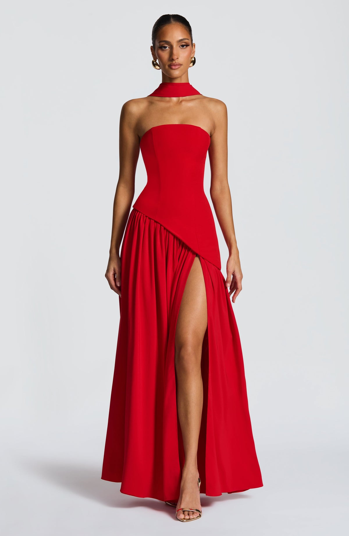 Maliyana Maxi Dress in Red