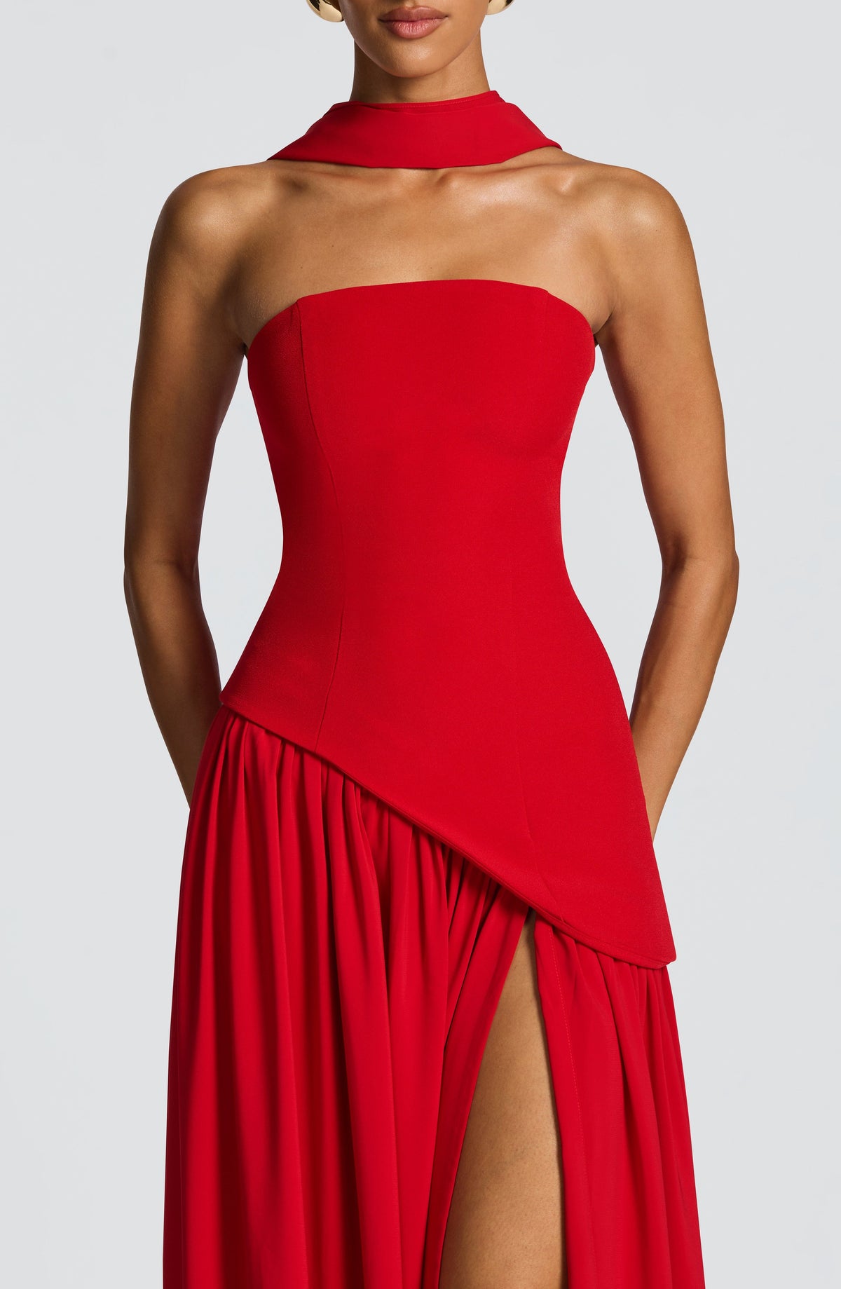 Maliyana Maxi Dress in Red