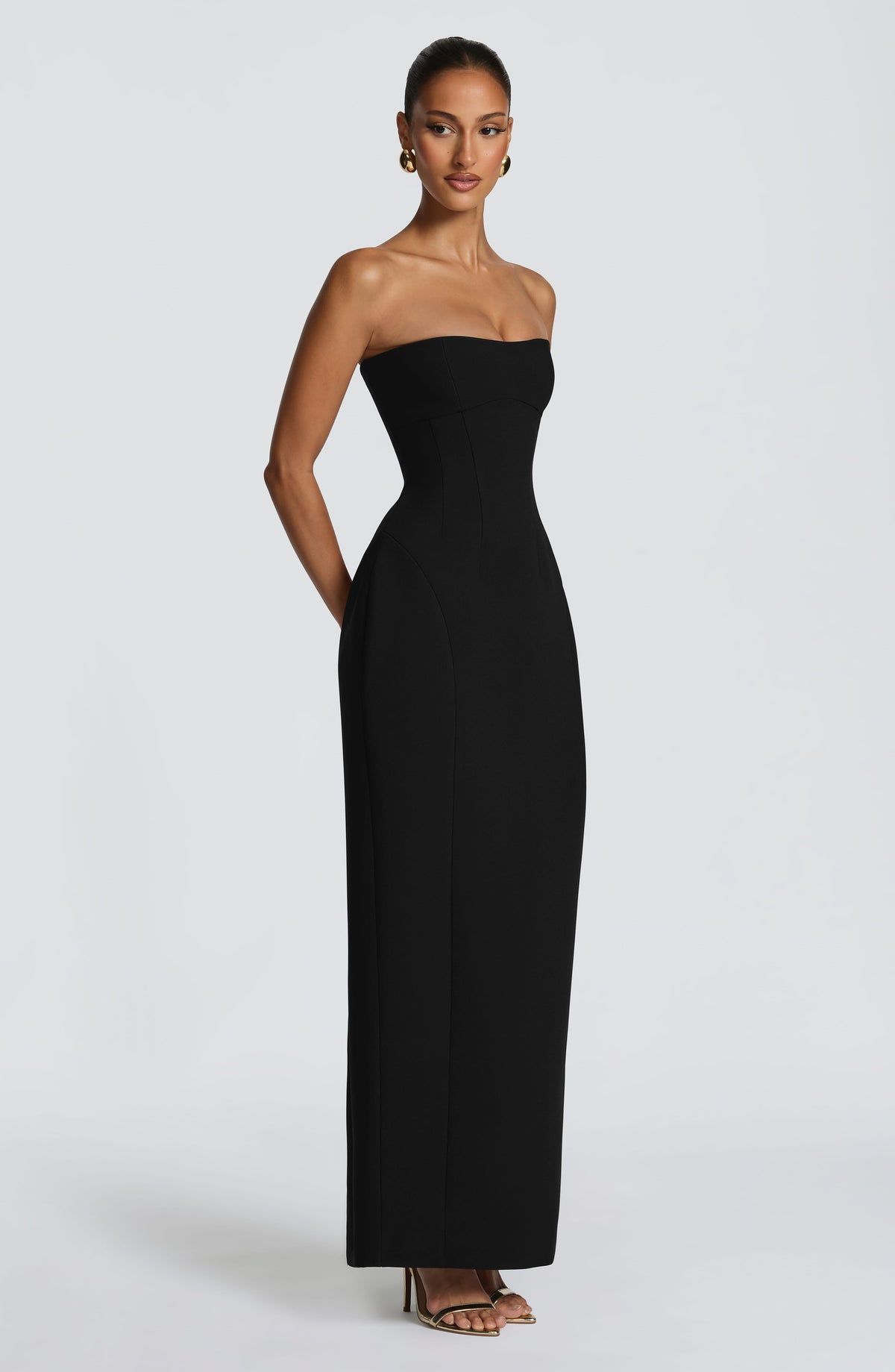 Manora Maxi Dress in Black