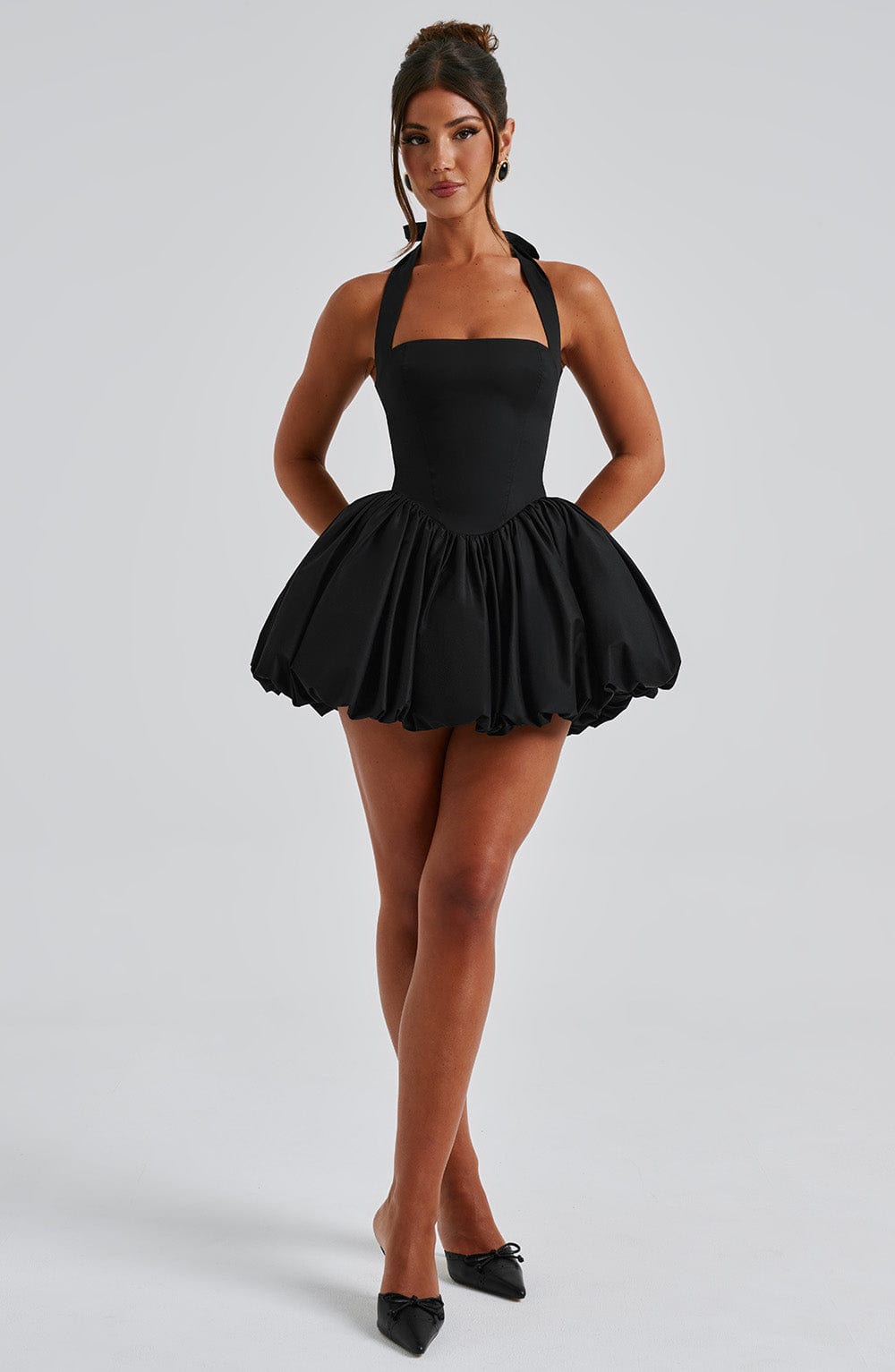 Maricella Mini Dress in Black