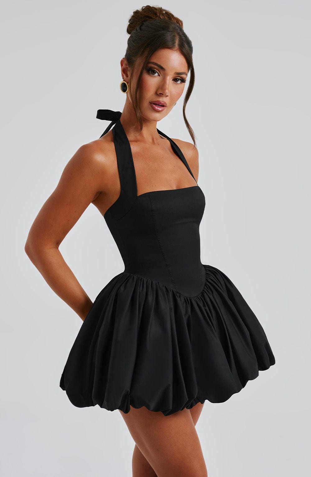 Maricella Mini Dress in Black