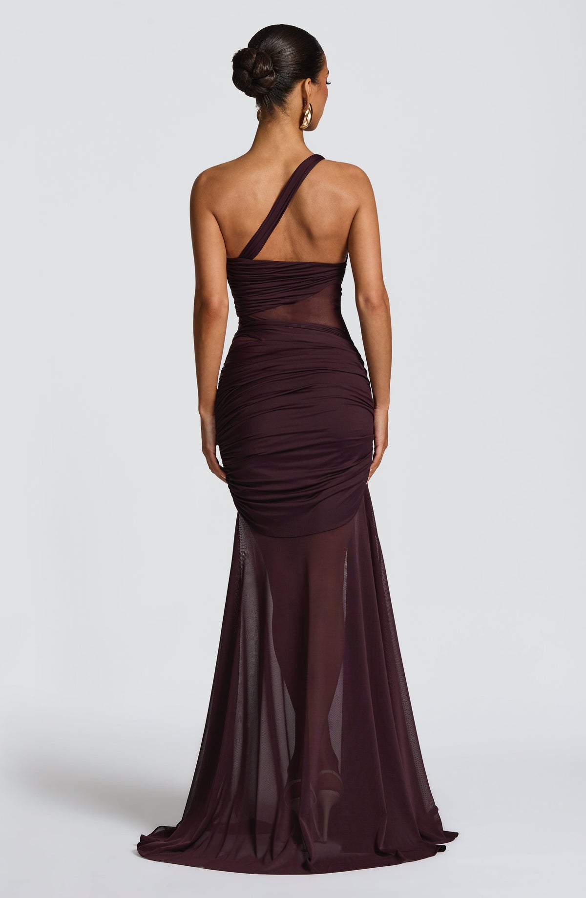 Marielle Maxi Dress in Plum