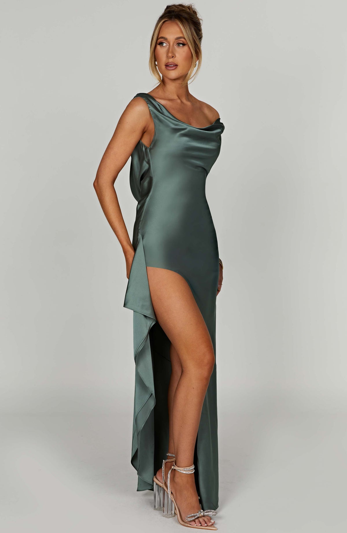 Marilena Maxi Dress in Sage