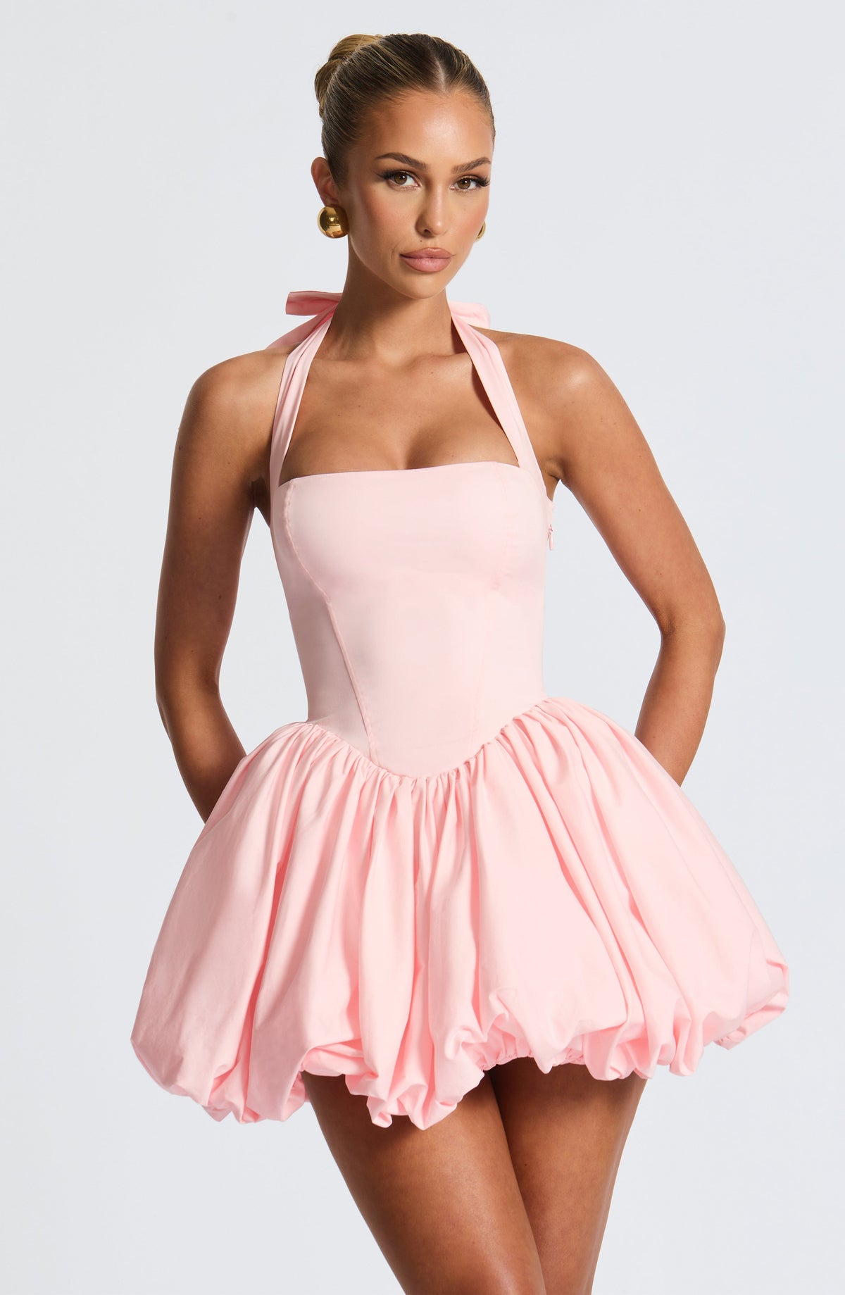 Marisia Mini Dress in Blush