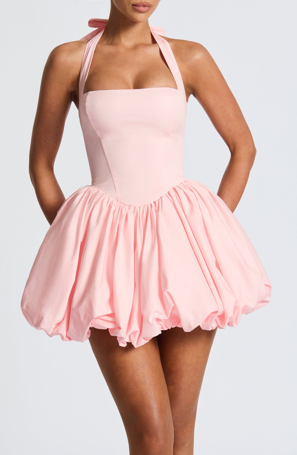 Marisia Mini Dress in Blush