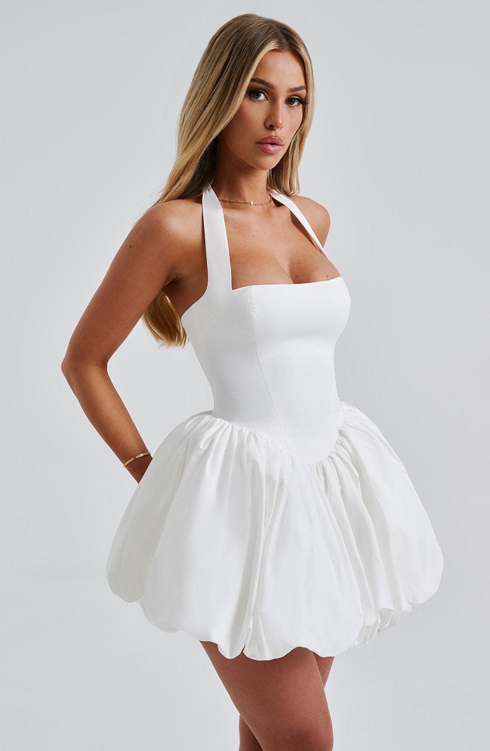 Marisia Mini Dress in Ivory
