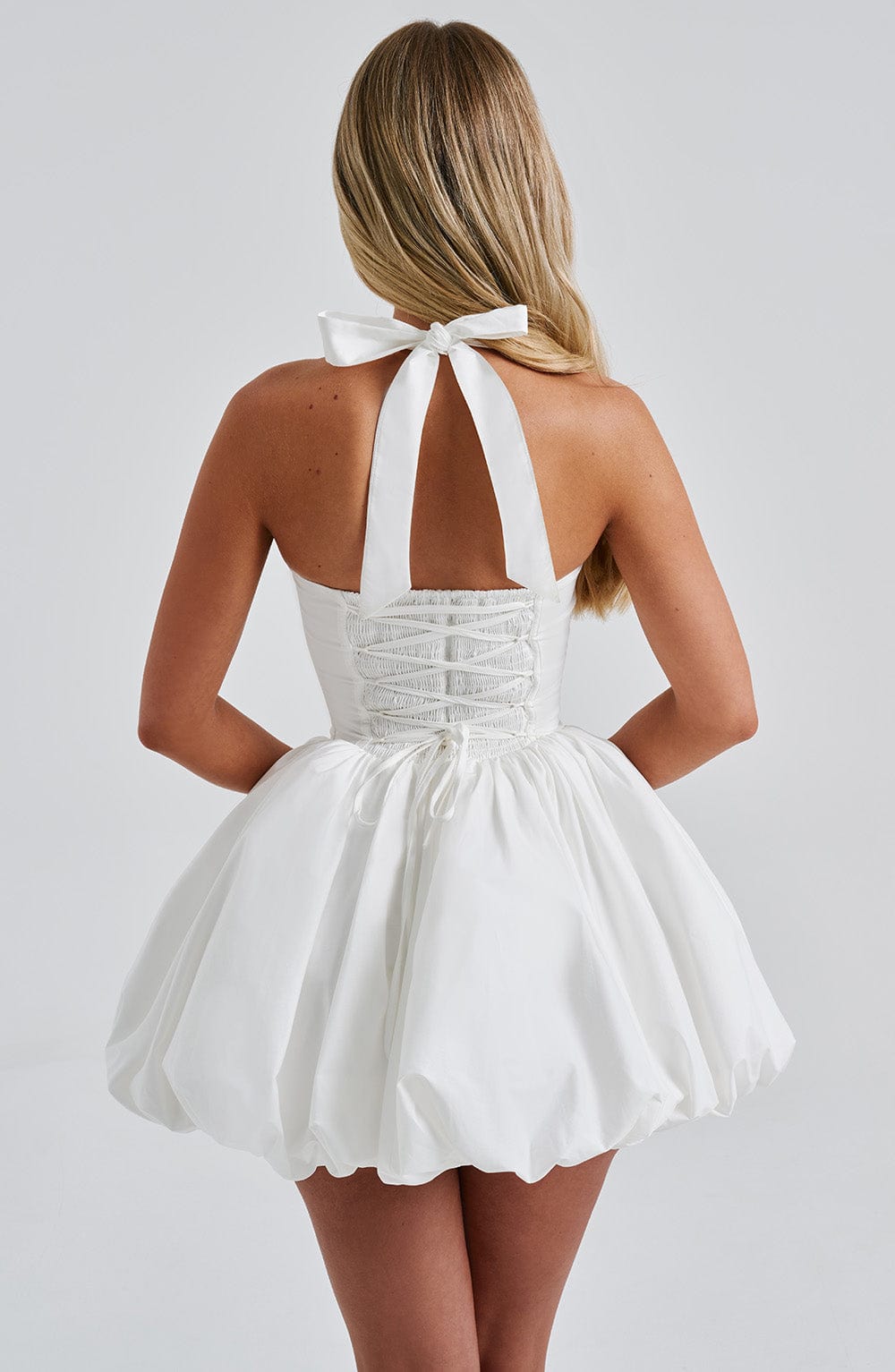 Marisia Mini Dress in Ivory