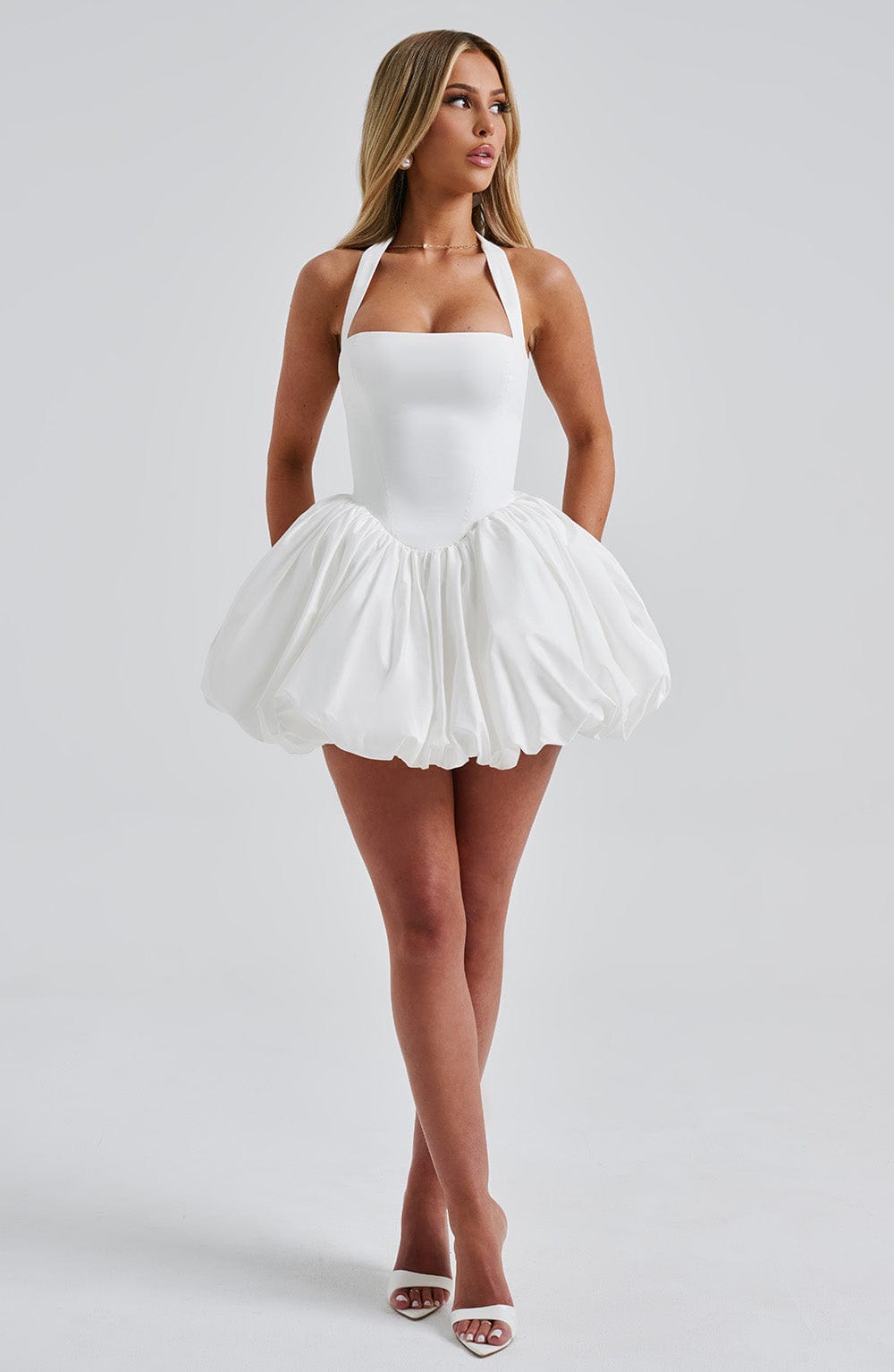Marisia Mini Dress in Ivory