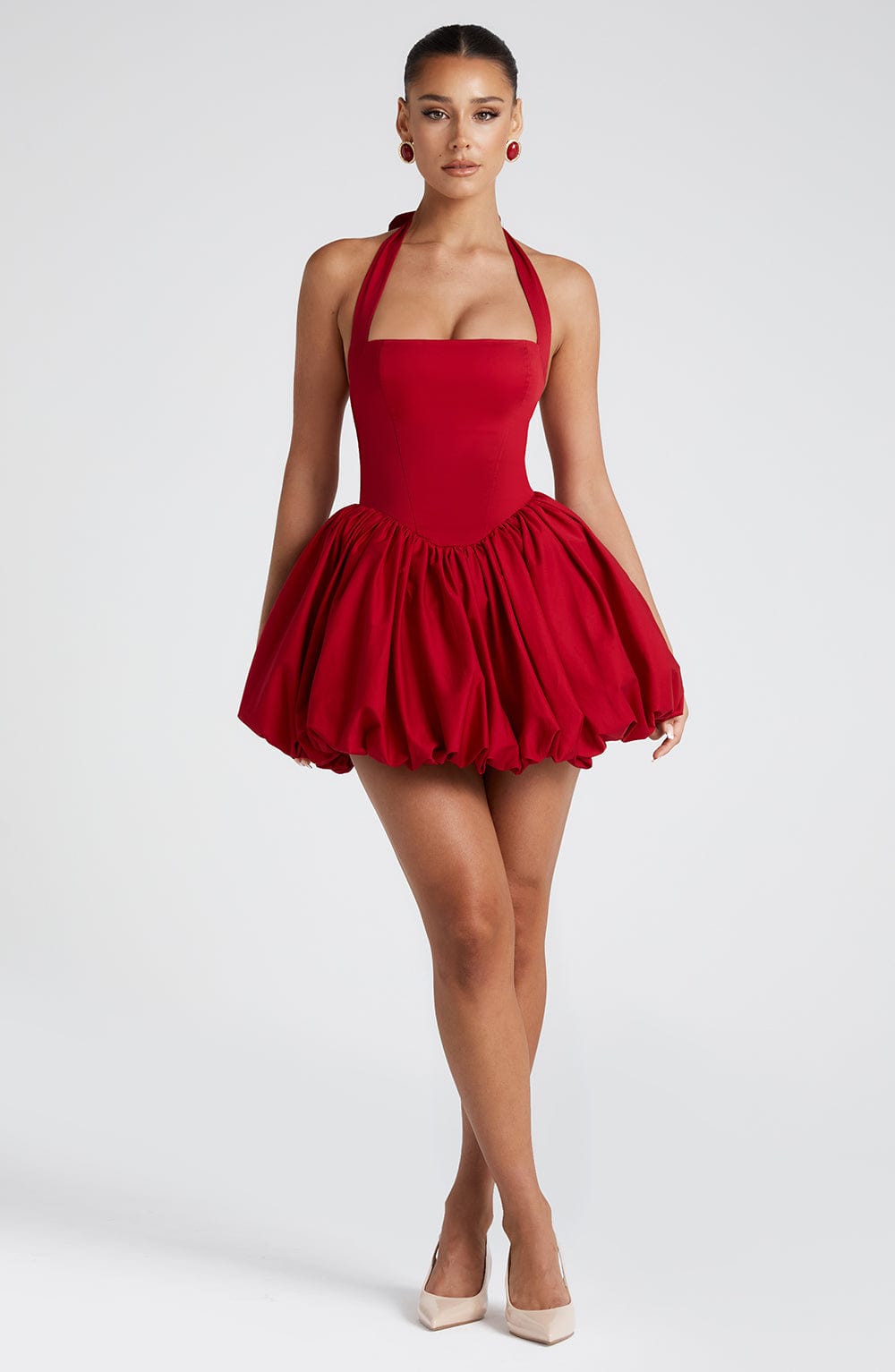 Marisia Mini Dress in Red