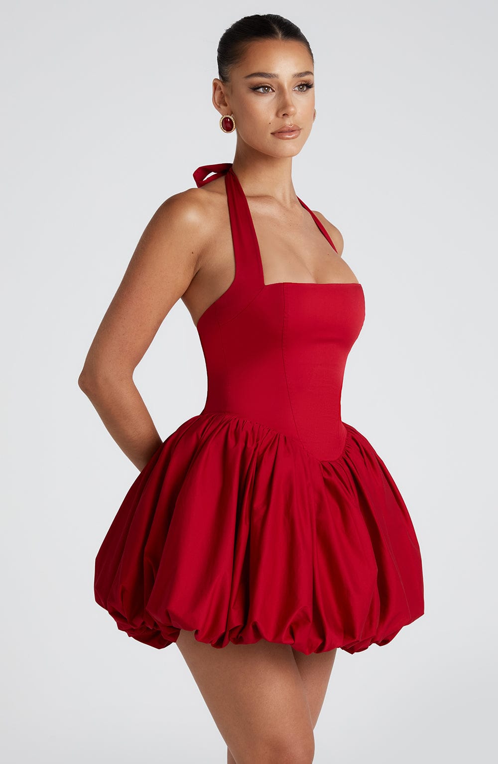 Marisia Mini Dress in Red