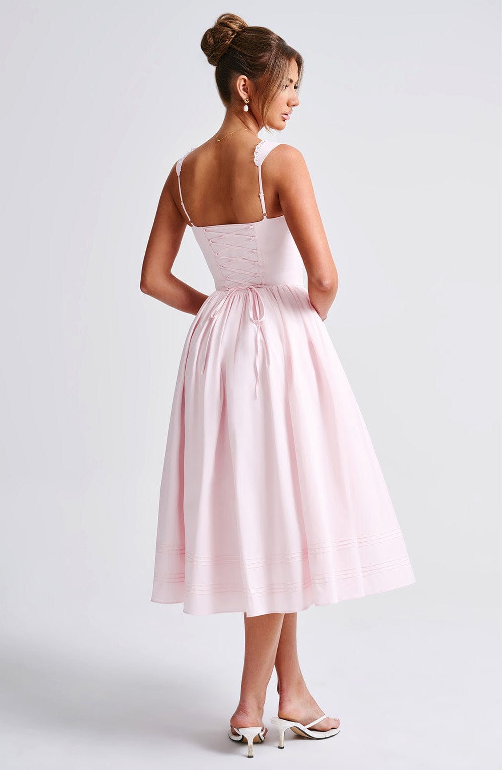 Marlene Midi Dress in Blush