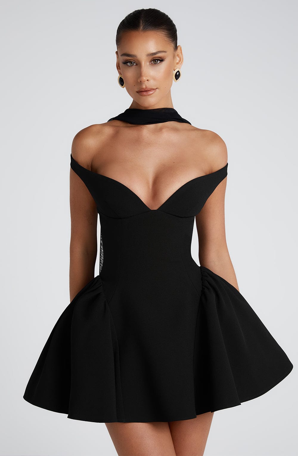 Marlie Mini Dress in Black
