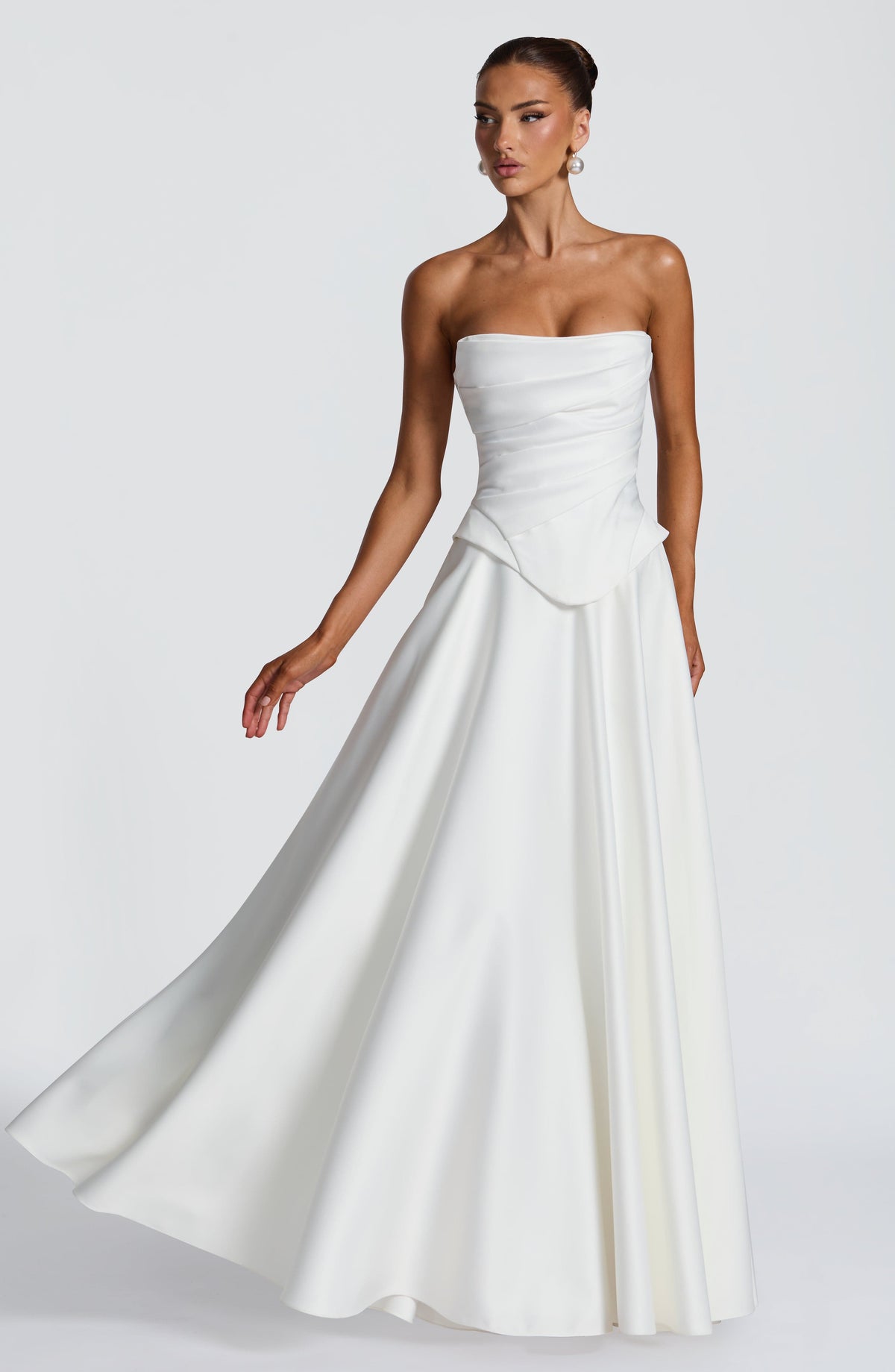 Mirah Maxi Skirt in Ivory