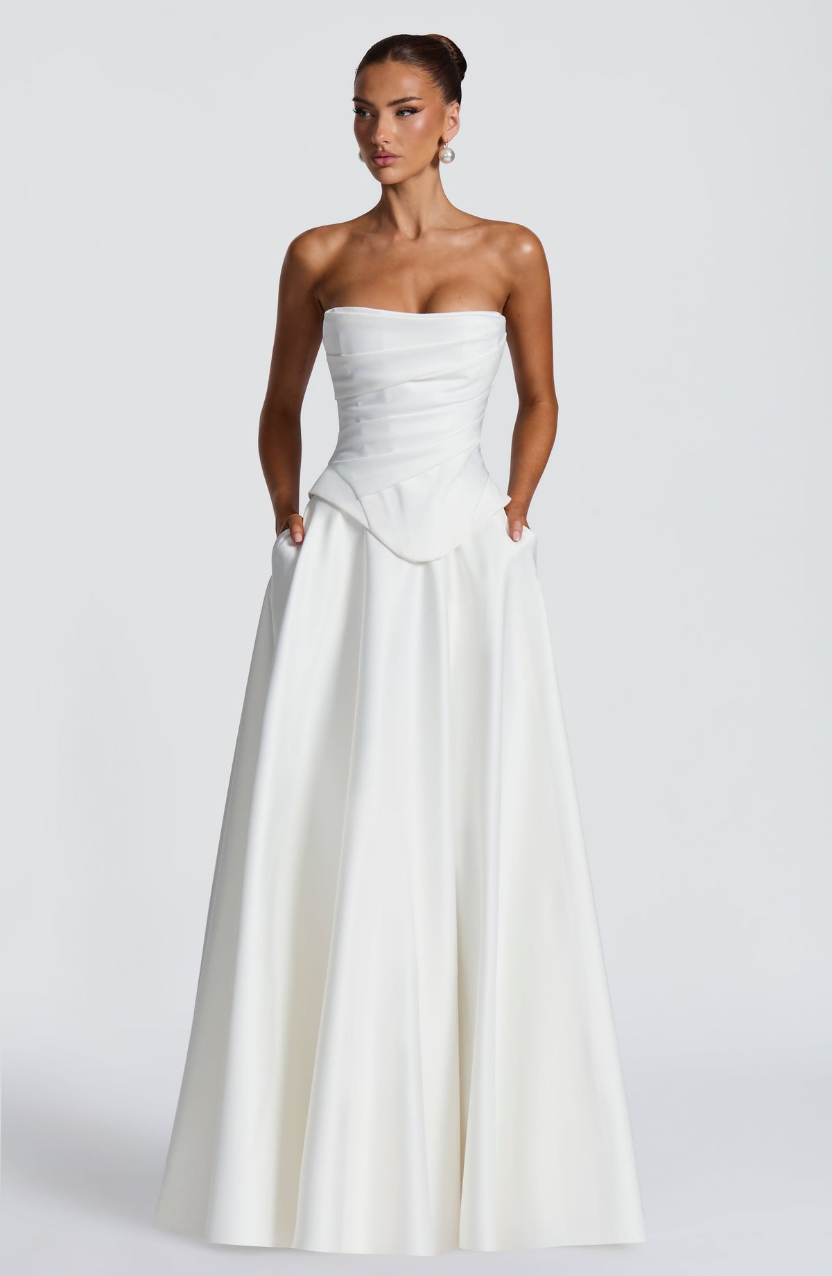 Mirah Maxi Skirt in Ivory