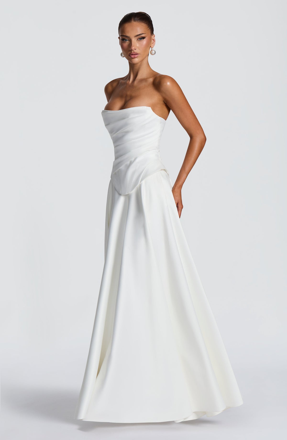 Mirah Maxi Skirt in Ivory