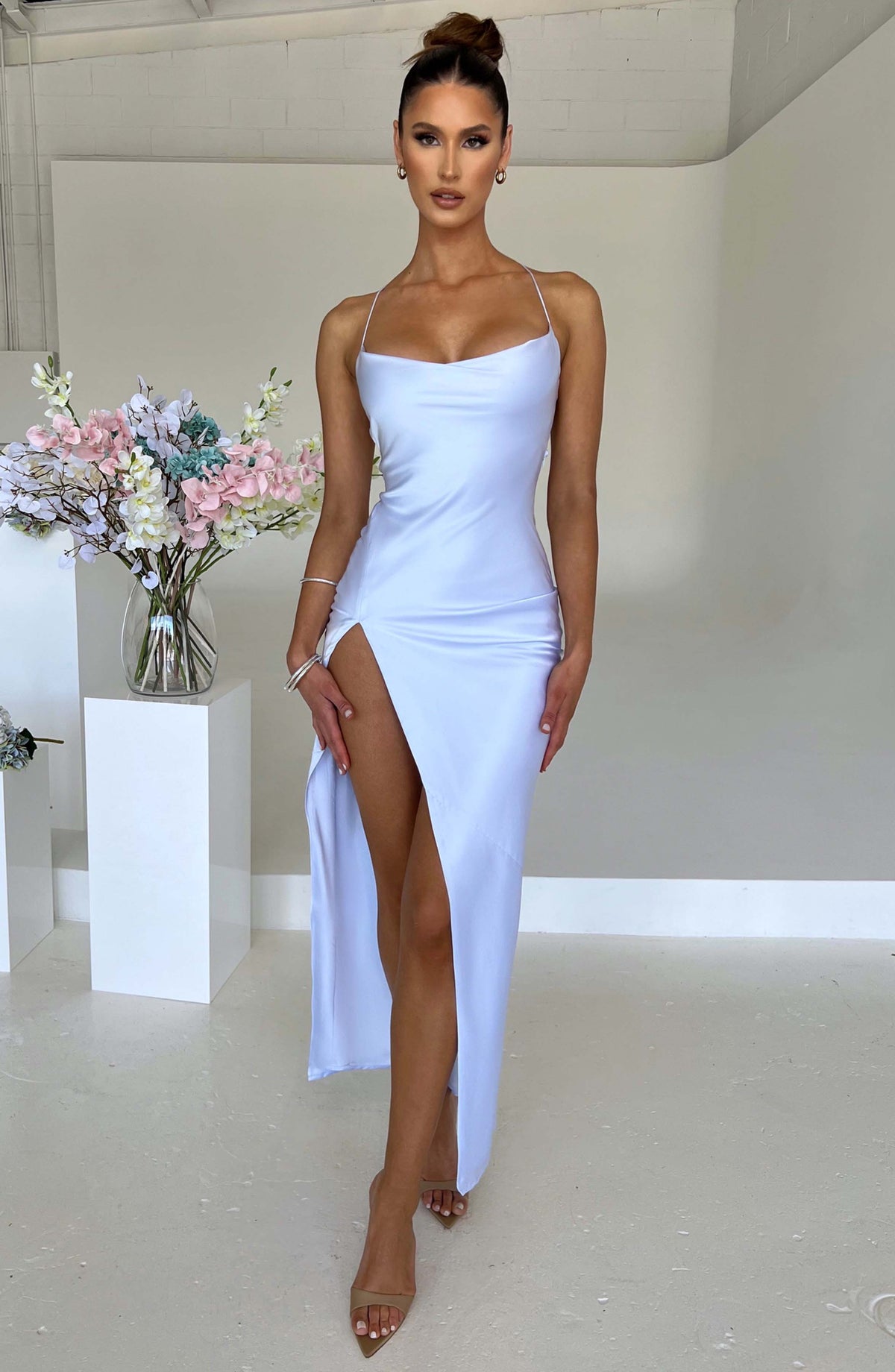 Mishka Maxi Dress in Baby Blue