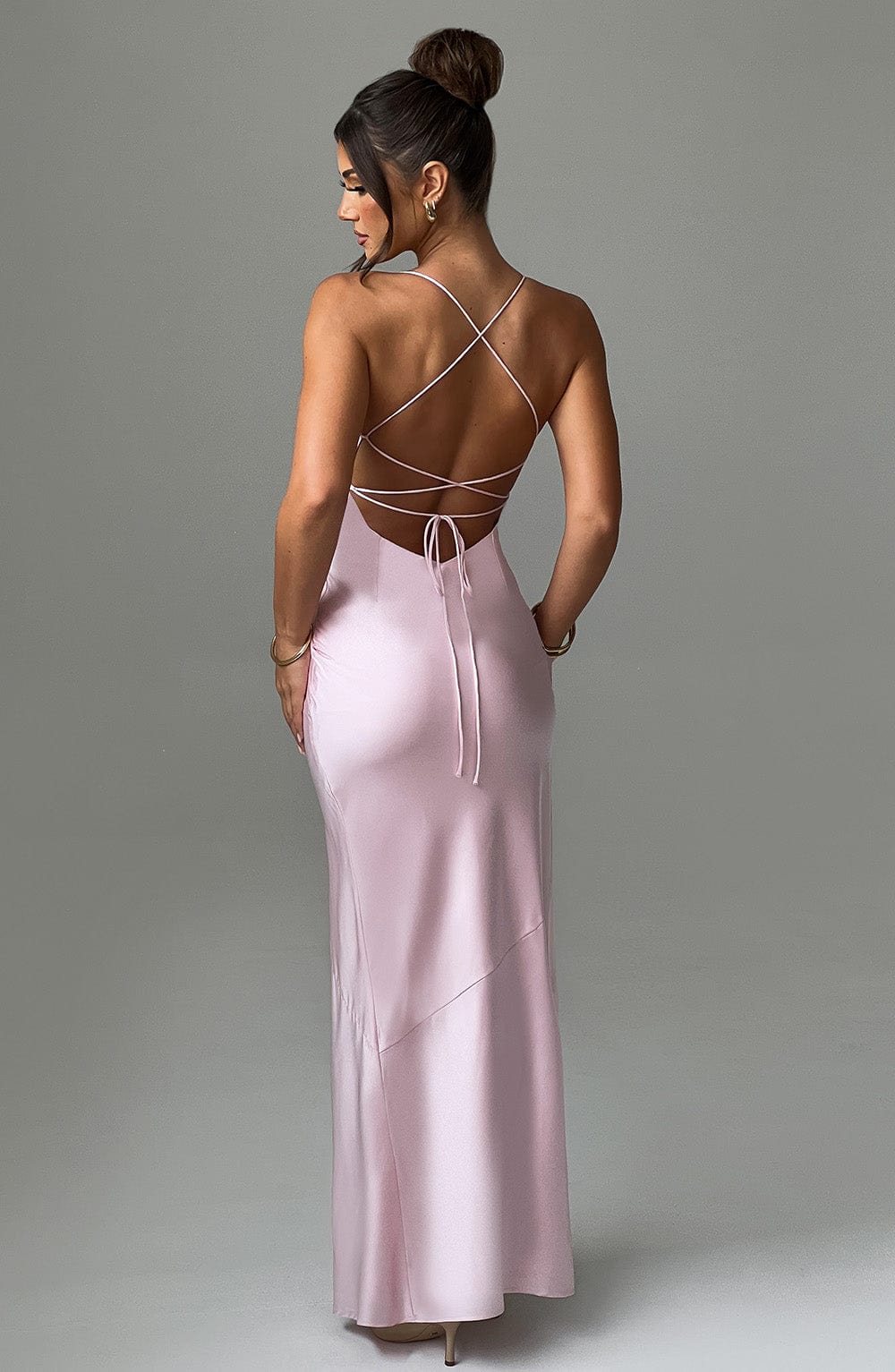 Mishka Maxi Dress in Blush