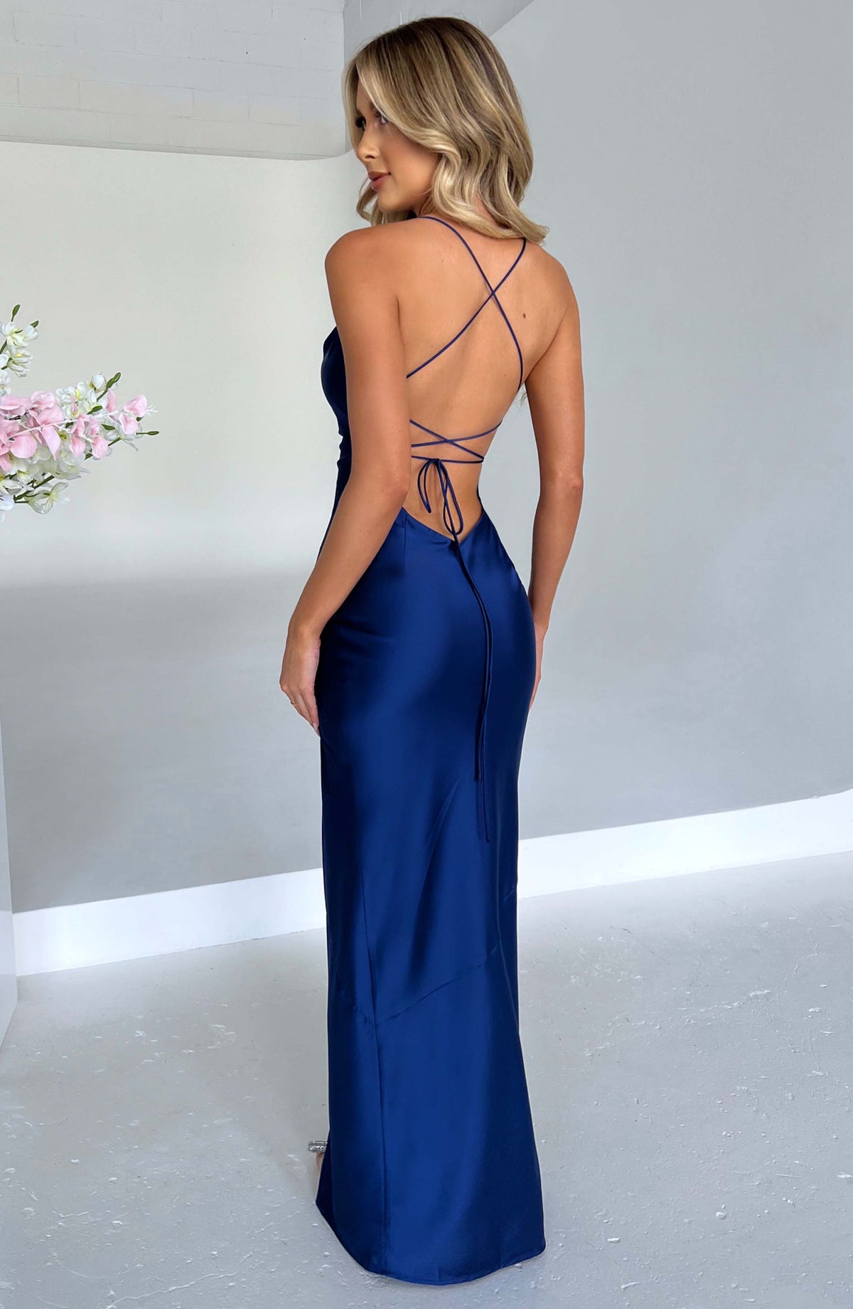 Mishka Maxi Dress in Navy