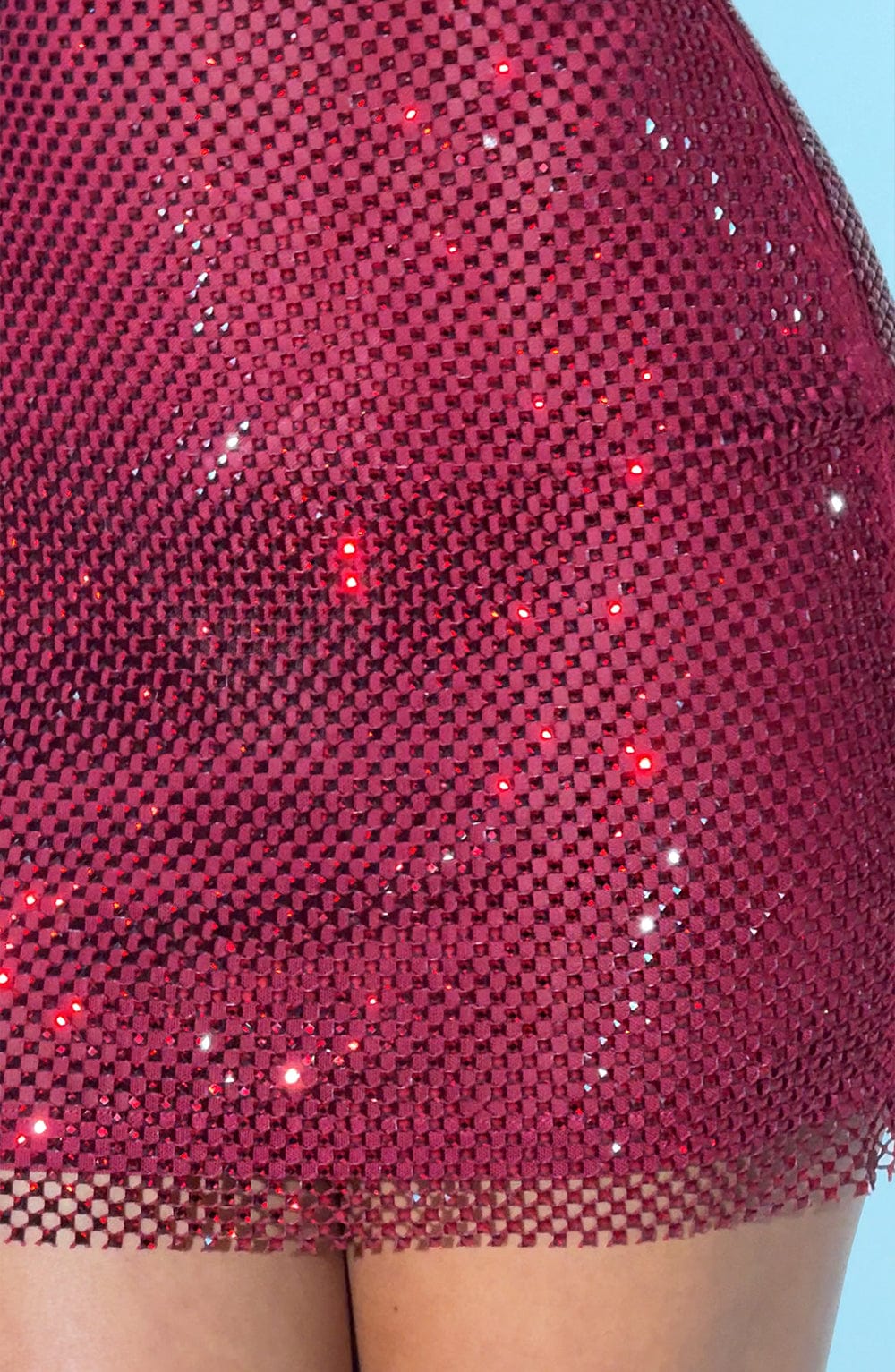 Petrella Mini Dress in Wine