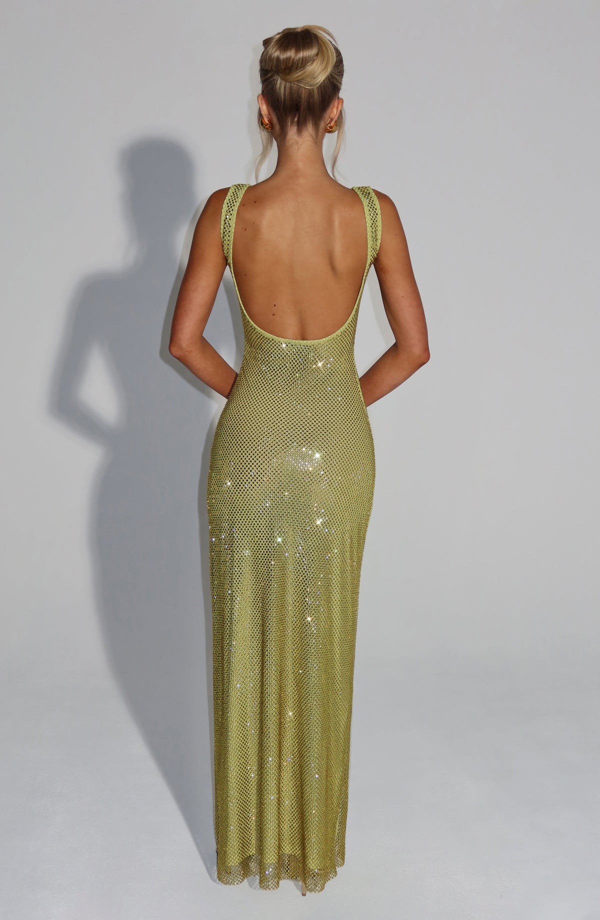 Petrine Maxi Dress in Olive