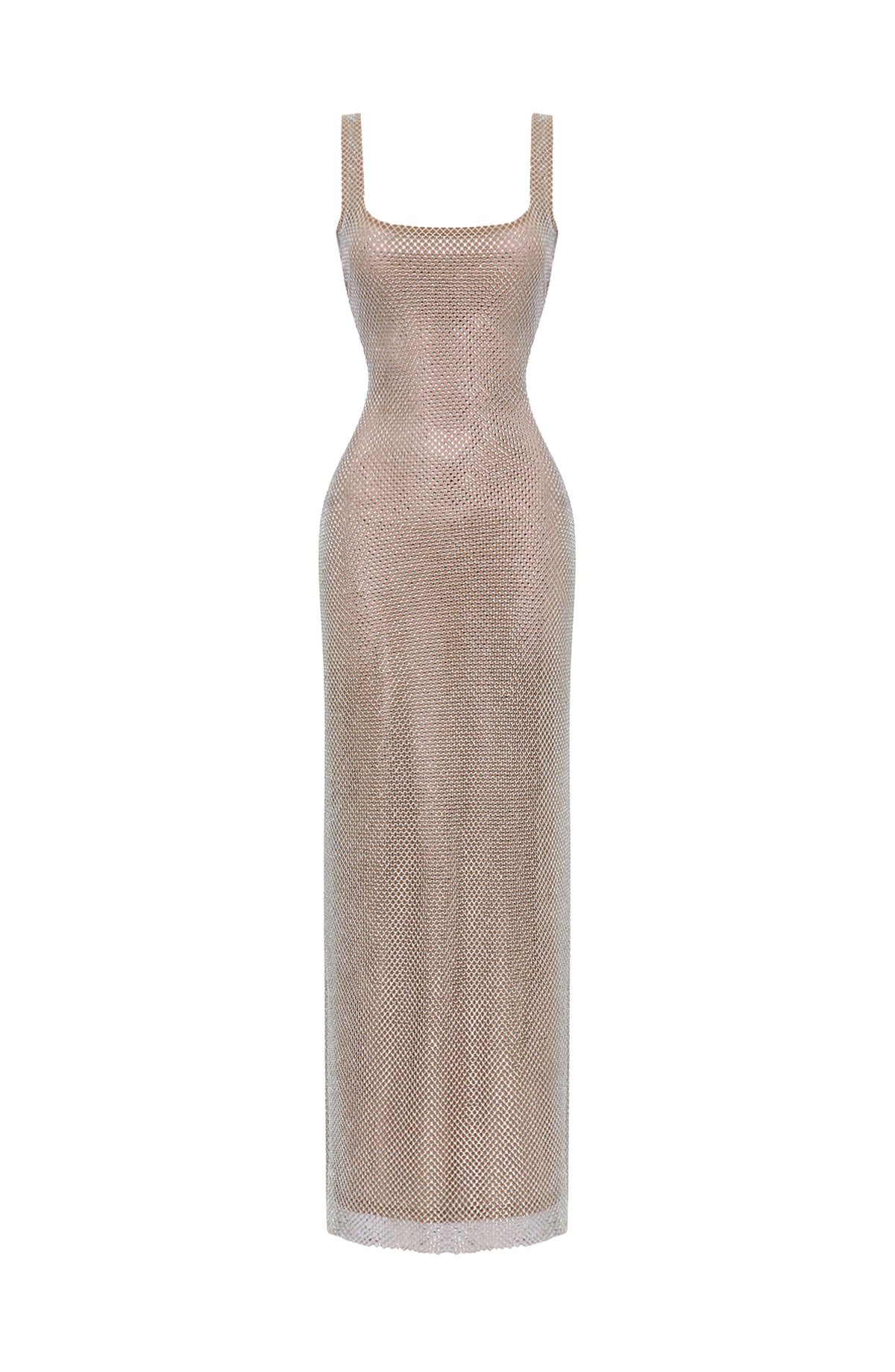 Petrine Maxi Dress in Silver