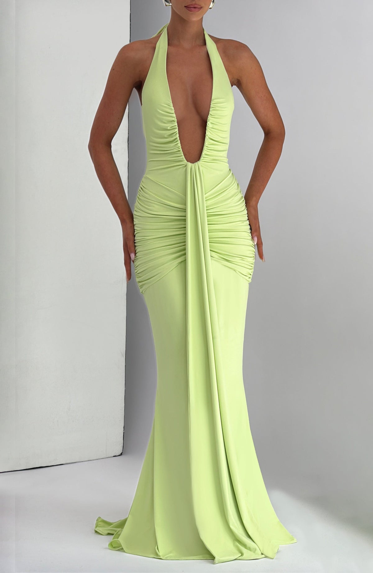 Rosetti Maxi Dress in Lime