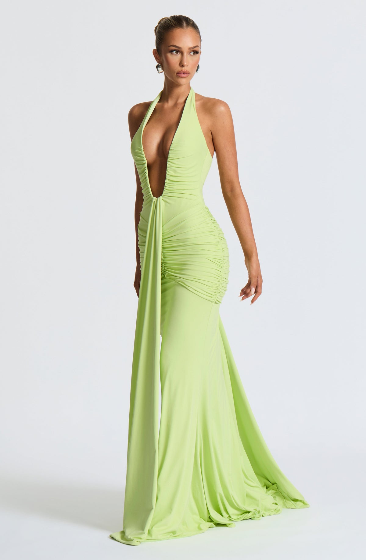 Rosetti Maxi Dress in Lime